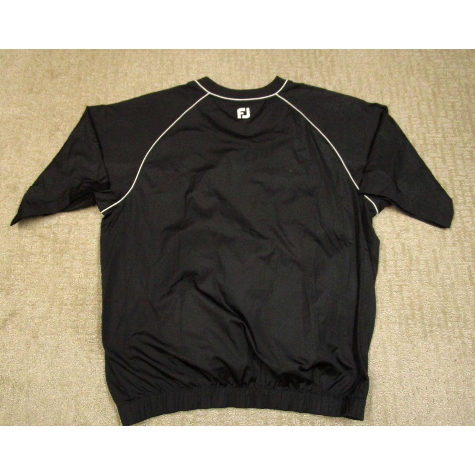 Footjoy FootJoy Windbreaker Men L Black Golf Windshirt Performance Golf Windbreaker Size US L / EU 52-54 / 3 - 4 Thumbnail