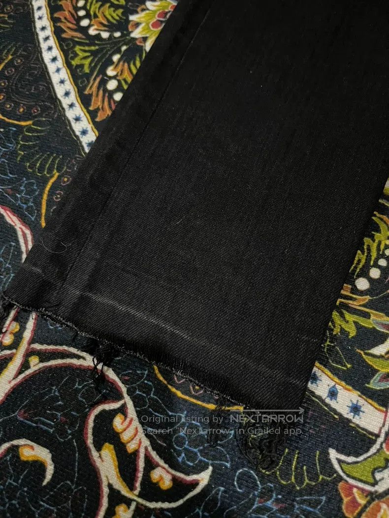 Saint Laurent Paris Saint Laurent Paris Original Mud-Dyed Frayed Denim Pants Size US 29 - 2 Thumbnail