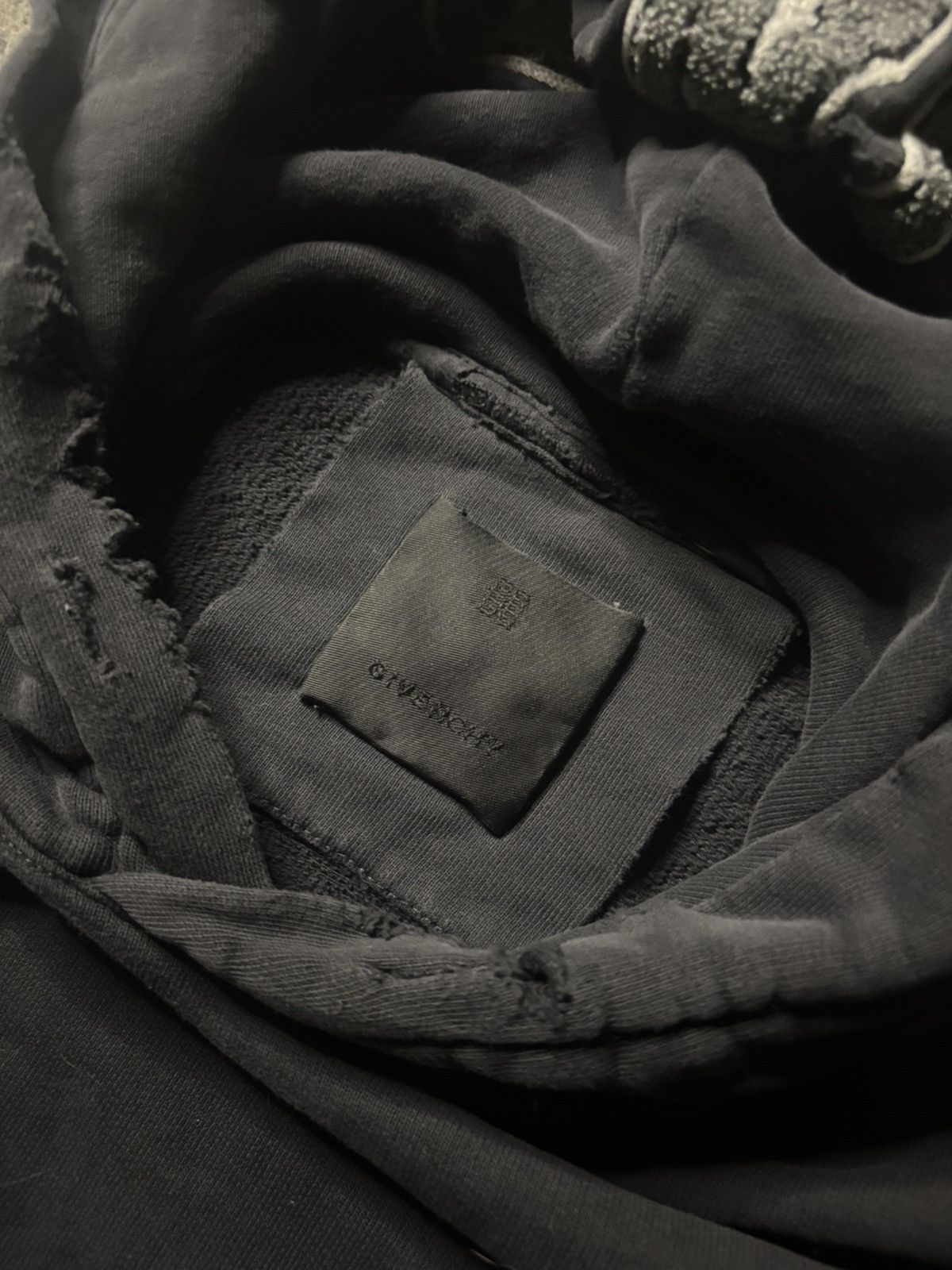 Givenchy Givenchy FW22 Flocked Patch Hoodie Matthew Williams Size US S / EU 44-46 / 1 - 6 Thumbnail