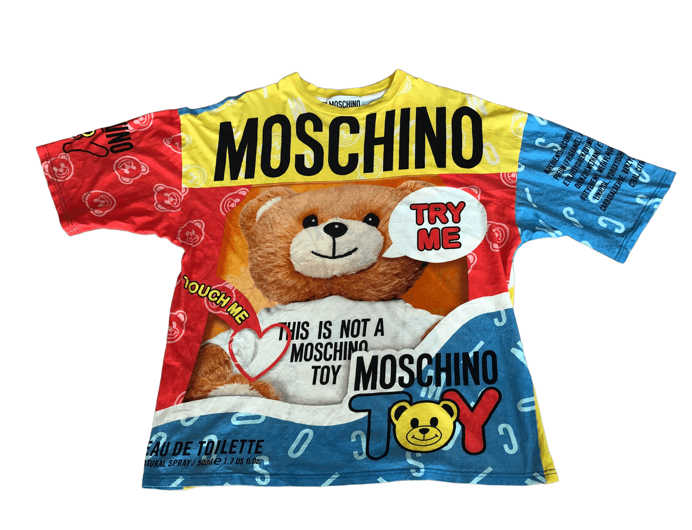 Moschino Teddy Bear Perfume T-shirt Dress