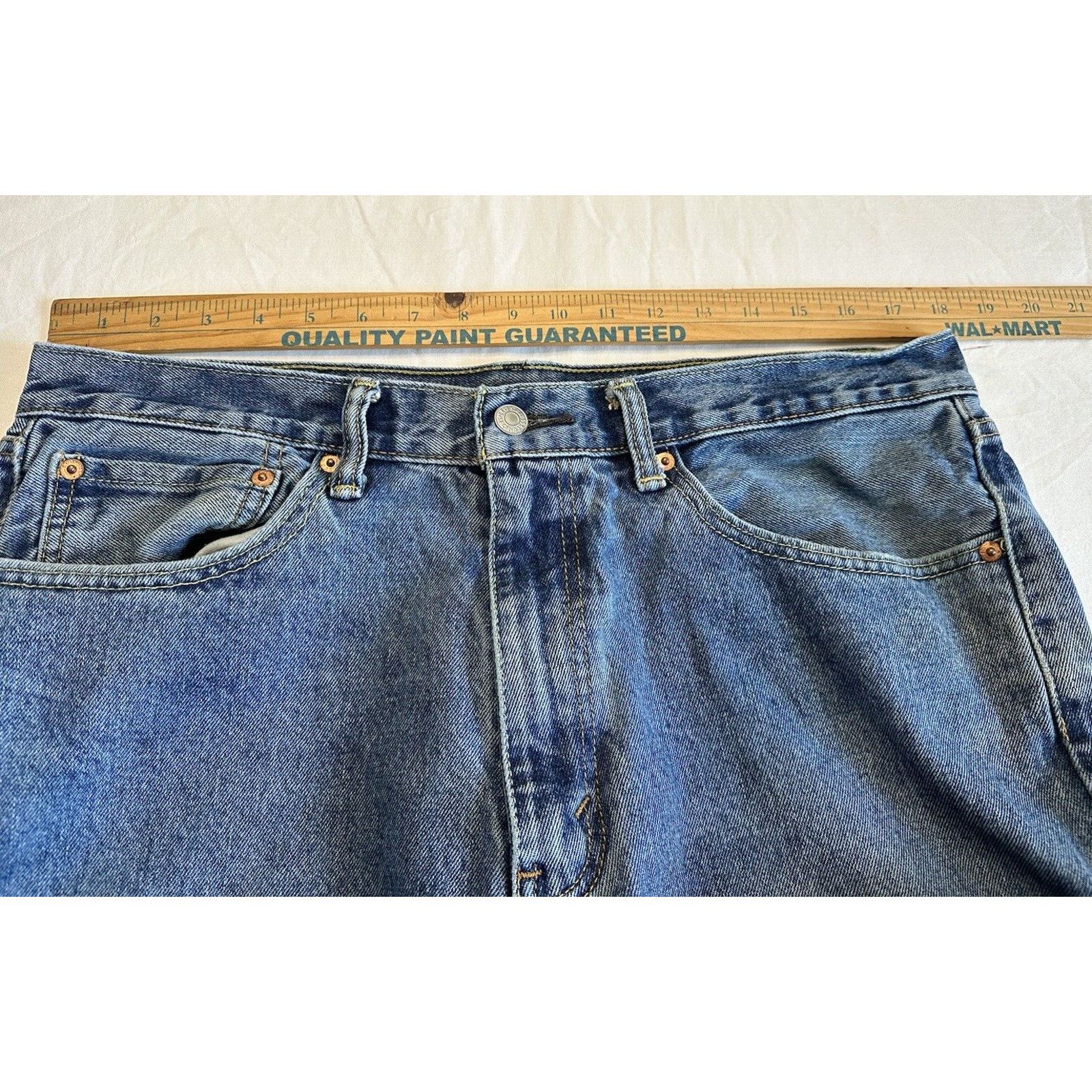 Levi's Levis 505 Blue Jeans 36x30 Straight Leg retro Normcore Size US 36 / EU 52 - 8 Thumbnail