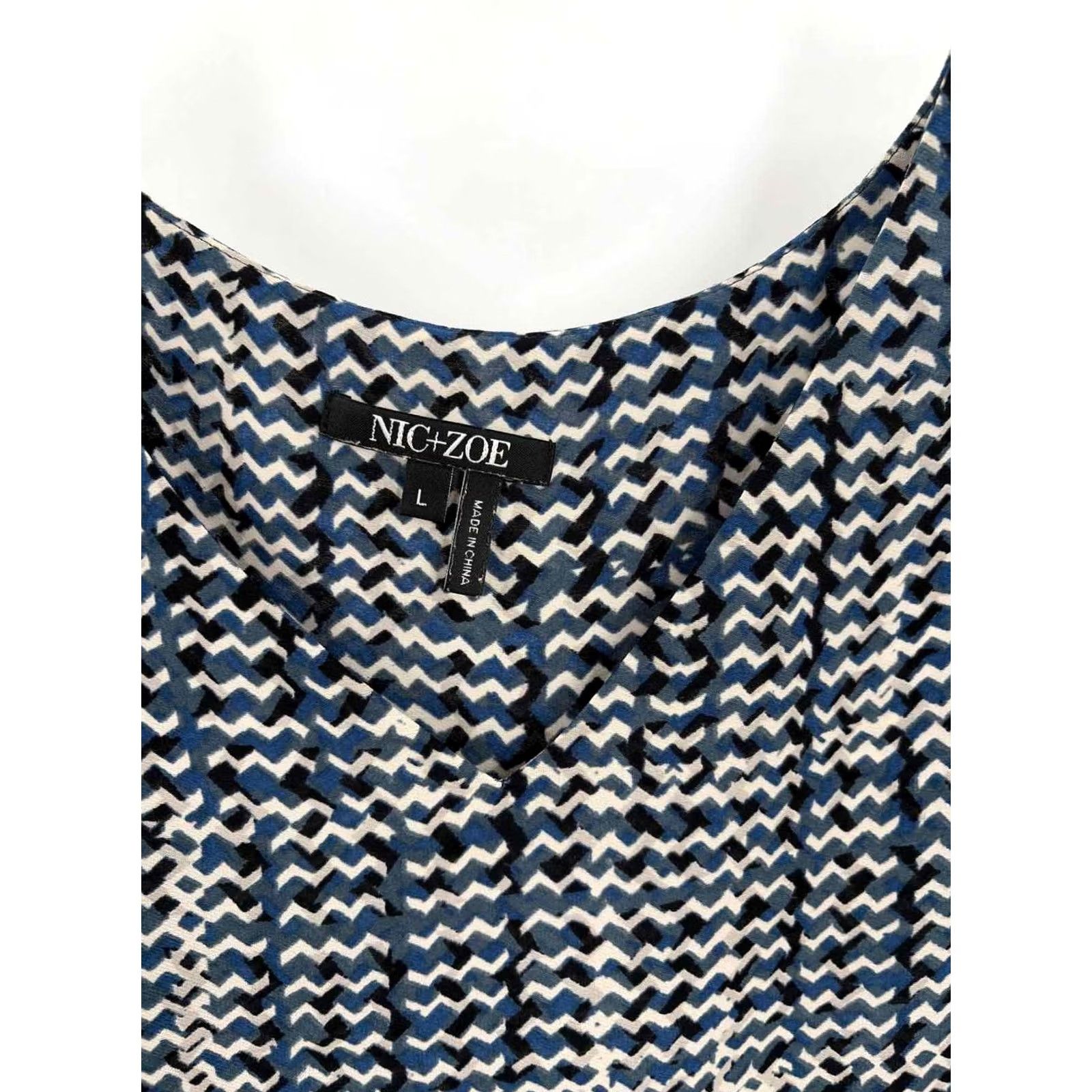 NIC+ZOE Nic + Zoe Blue Large Tank Top Size L / US 10 / IT 46 - 3 Thumbnail
