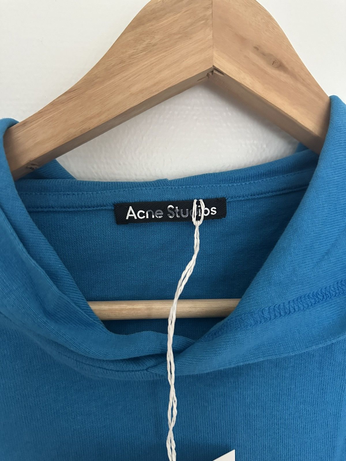 Acne Studios Acne Studios blue hoodie longsleeve with glitter rhinestones Size US XS / EU 42 / 0 - 4 Thumbnail