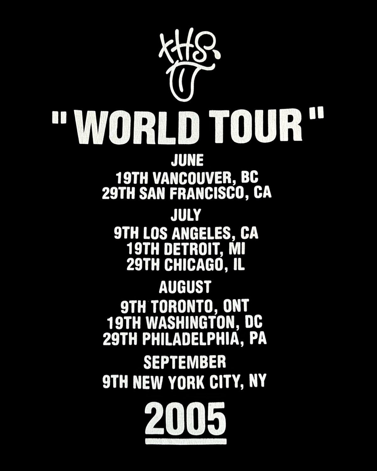 Number (N)ine SS05 Number (N)ine Takahiro THS World Tour Tee size 3 Size US L / EU 52-54 / 3 - 10 Thumbnail