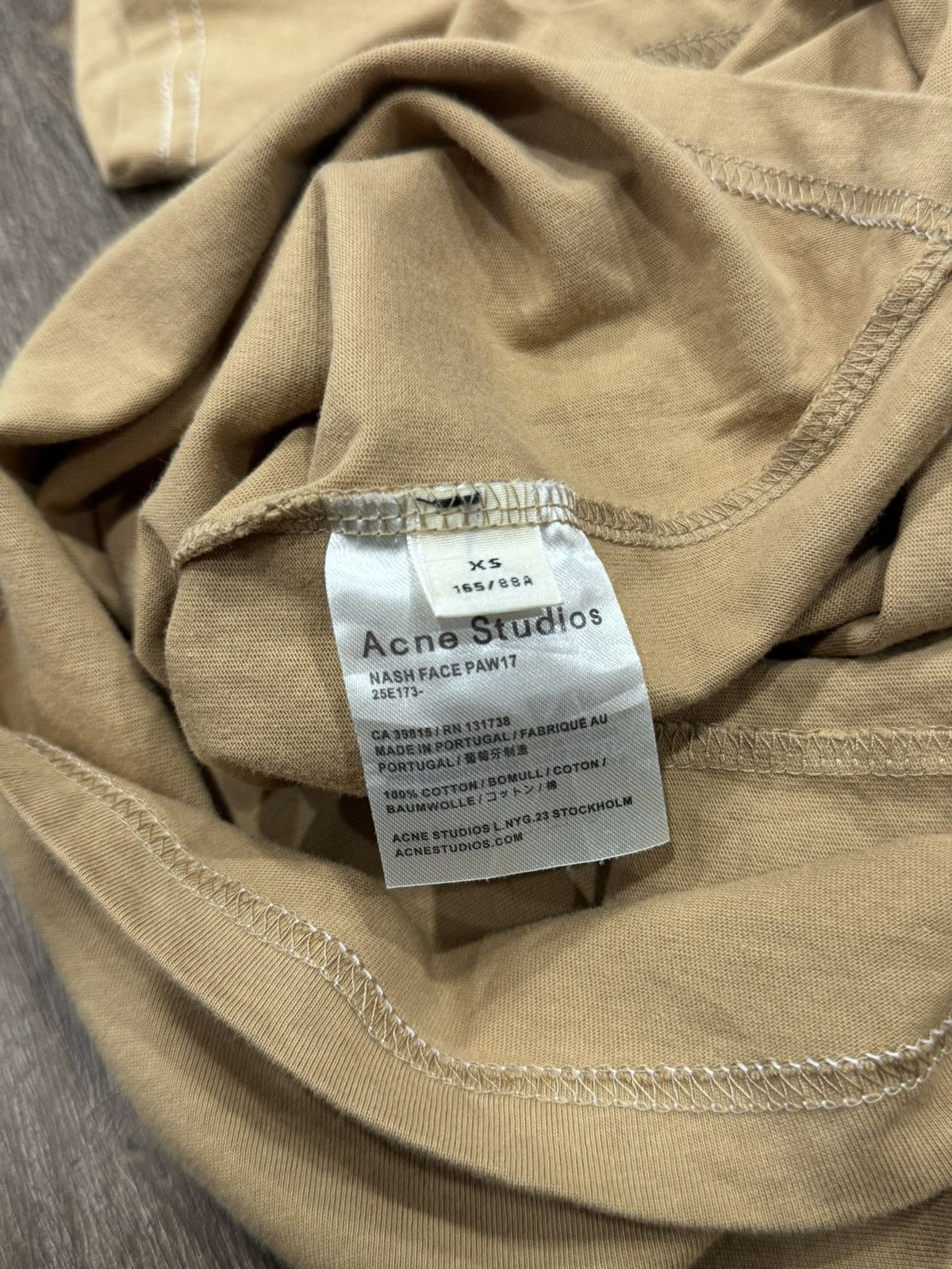 Acne Studios Acne Studios NASH FACE PAW17 T Shirt Size XS / US 0-2 / IT 36-38 - 7 Thumbnail