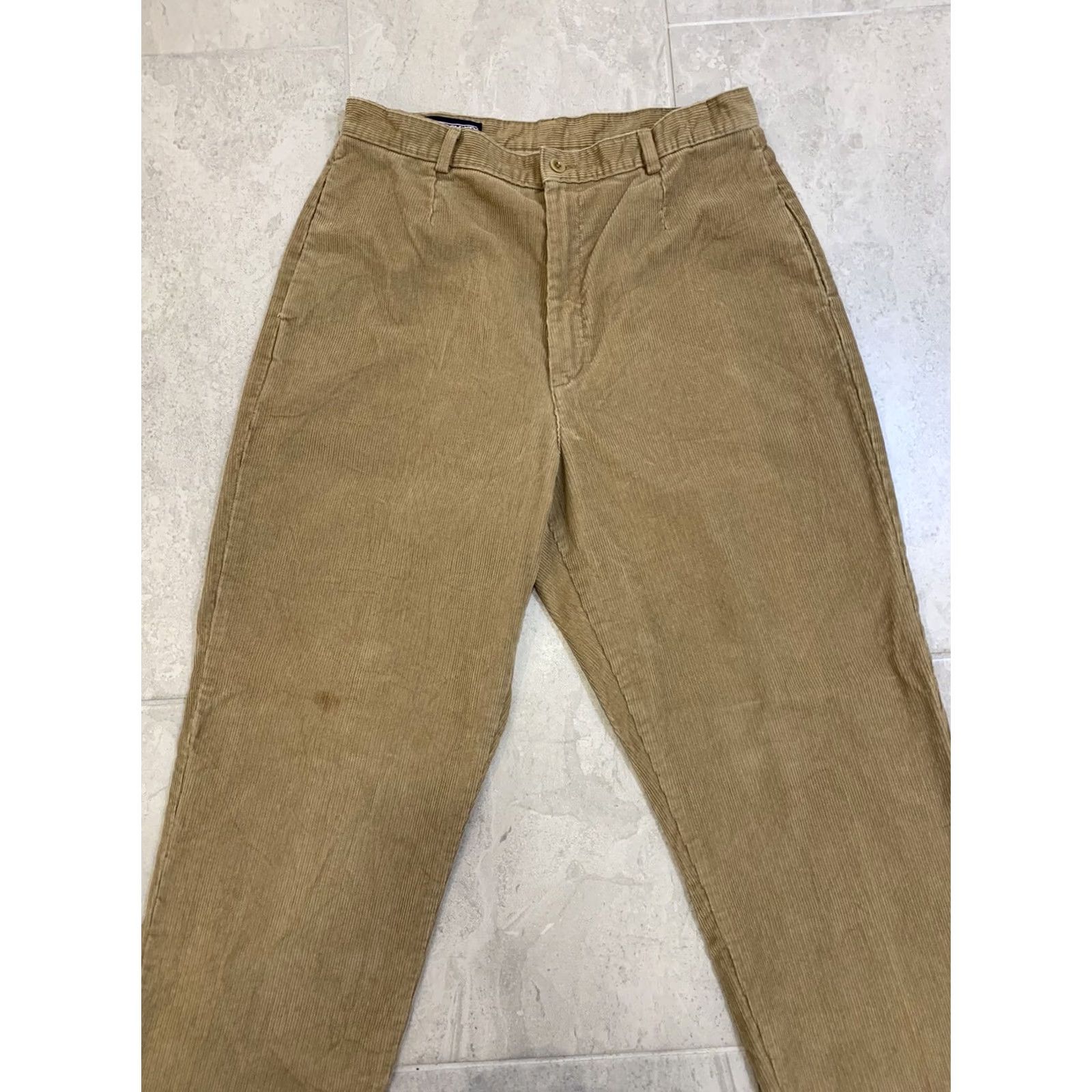 Lands' End VINTAGE Lands' End Brown Corduroy Dress Pants Women 12 Regular 29X30 Dress Pants Women's 12 Brown Corduroy Straight Leg Size 34" / US 12 / IT 48 - 2 Thumbnail