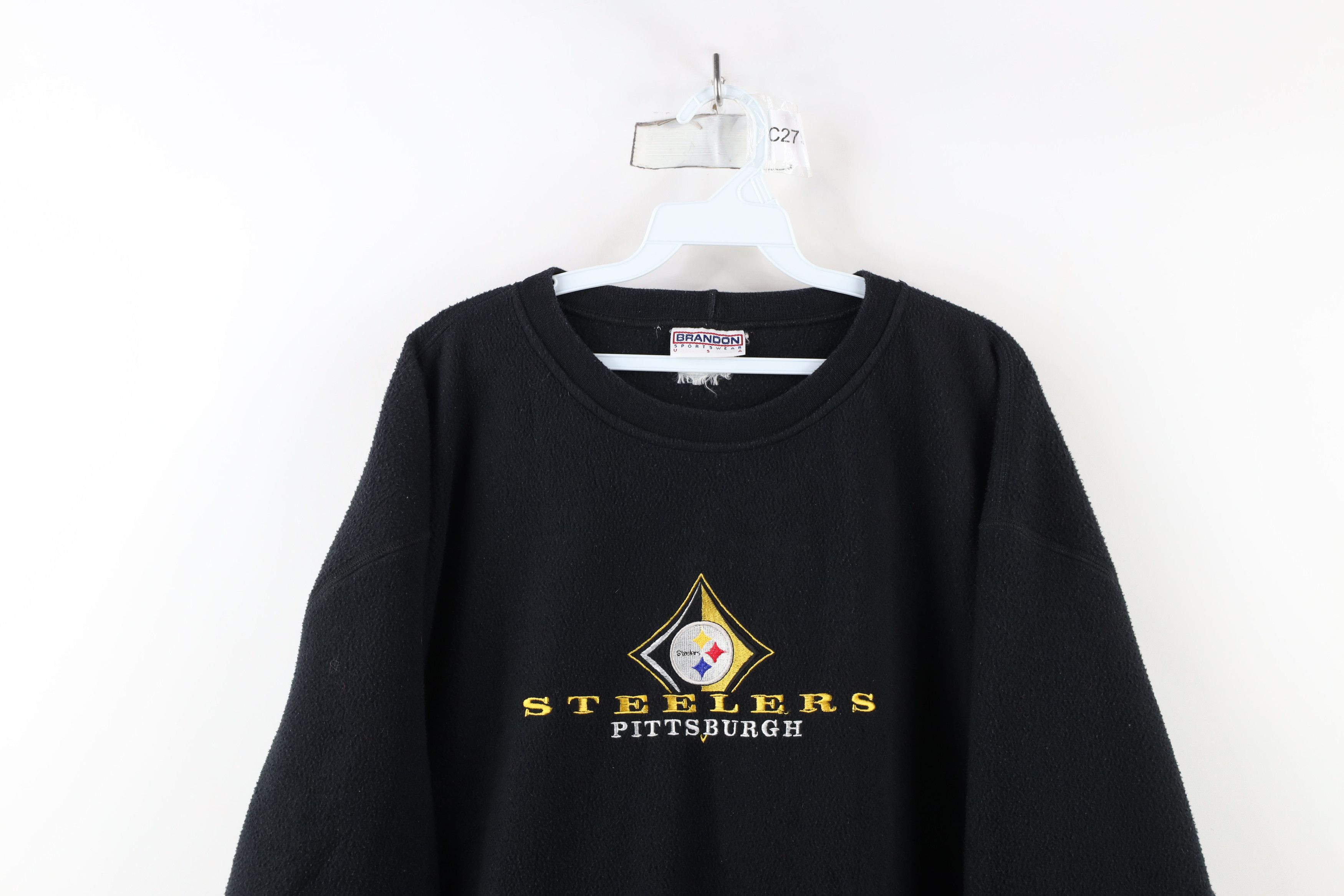 Vintage Vintage 90s Pittsburgh Steelers Football Sweatshirt USA Size US XXL / EU 58 / 5 - 2 Thumbnail