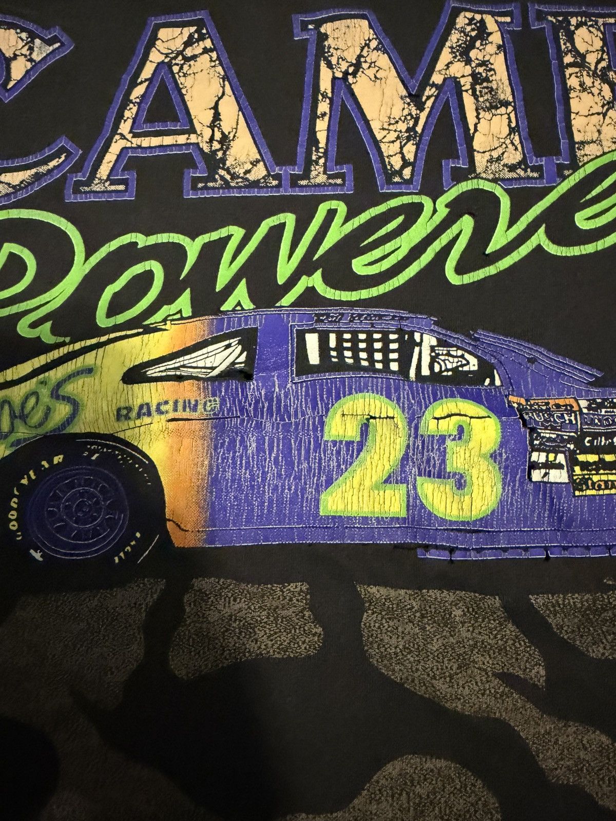 Vintage Vintage Smoking Joe Racing Tee Size US XL / EU 56 / 4 - 4 Thumbnail