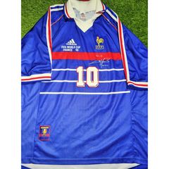 FRANCE 1998 WORLD CUP FINAL ZIDANE #10 JERSEY