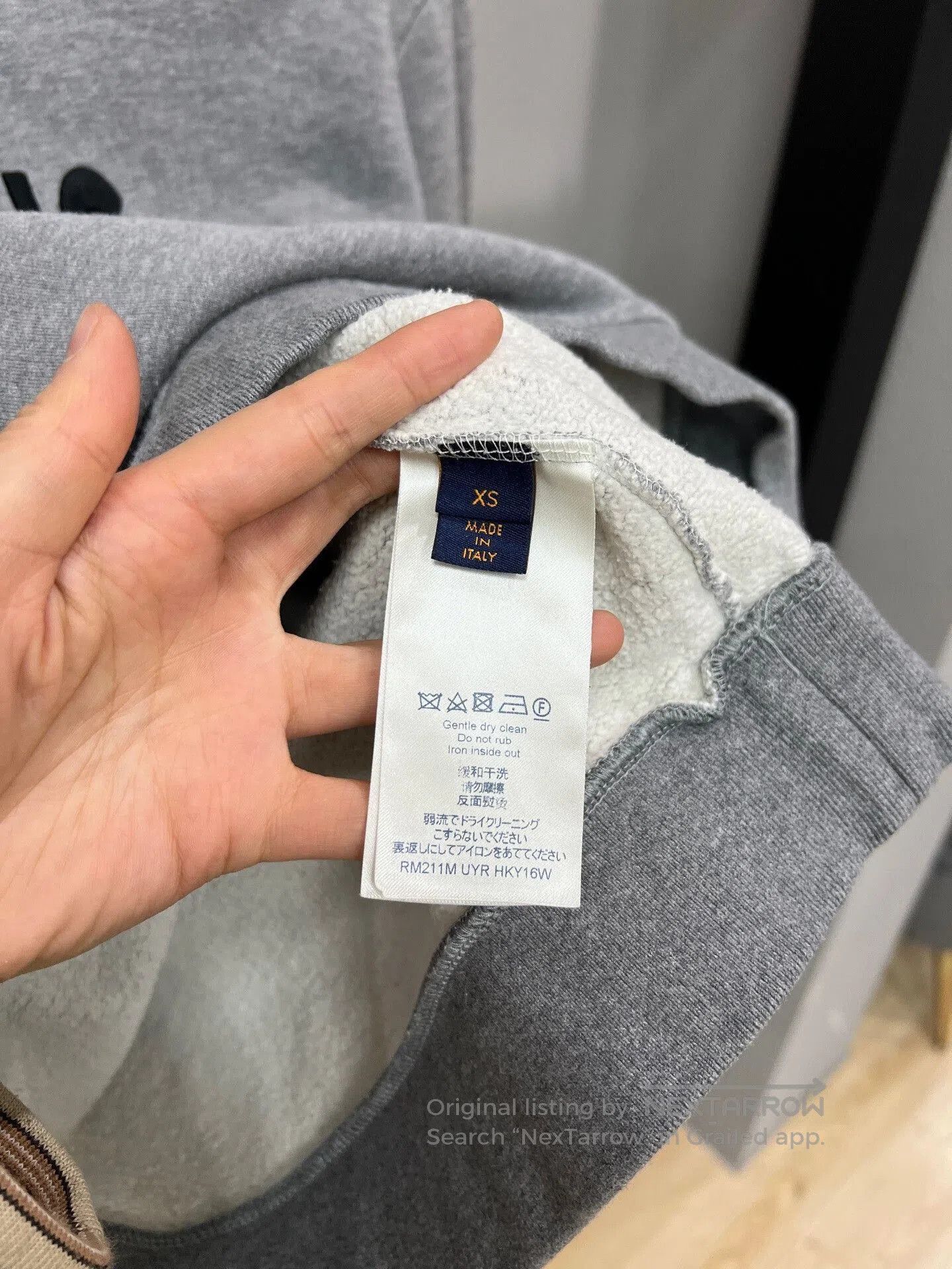 The Row gray logo sweatshirt with wave design. Size XS / US 0-2 / IT 36-38 - 2 Thumbnail