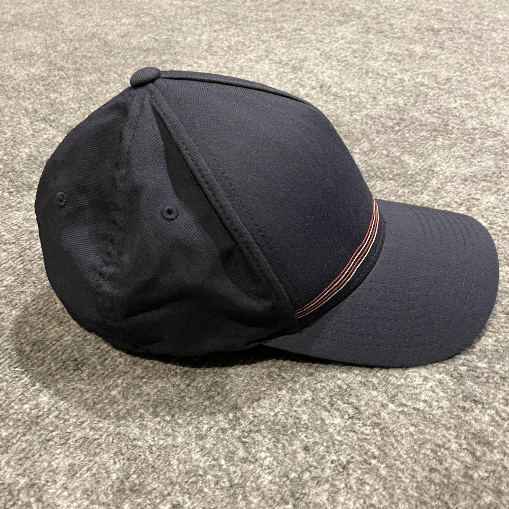 TravisMathew Travis Mathew Hat Mens M Navy Blue Palm Tree Golf Cap Tropical Flex Fitted Size ONE SIZE - 6 Thumbnail