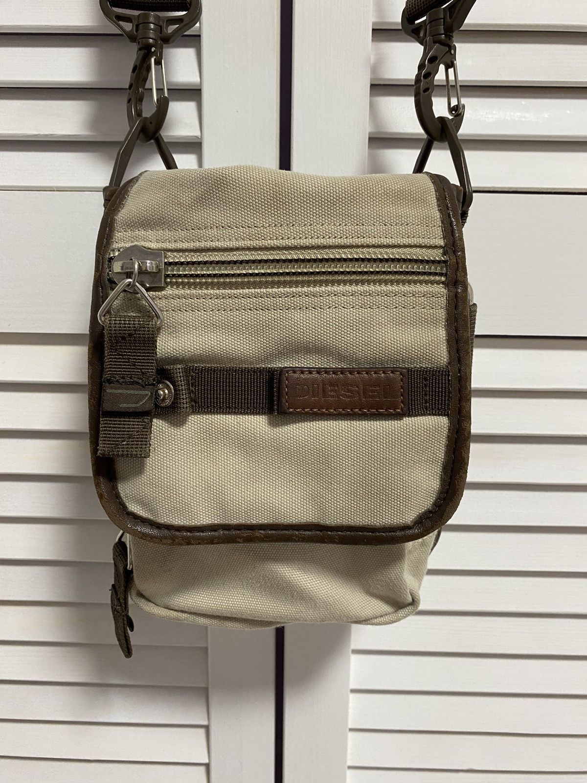 Diesel Vintage Bag Messenger DIESEL Metal Multi Pocket Cargo Y2K Size ONE SIZE - 3 Thumbnail