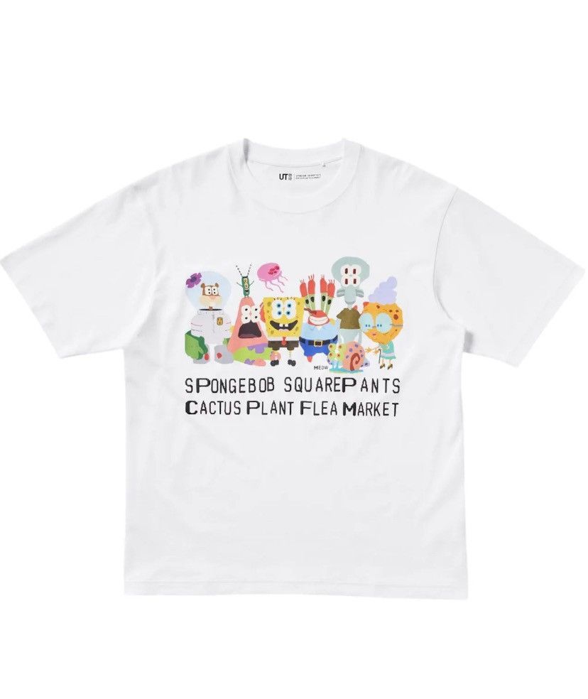 Cactus Plant Flea Market × Uniqlo Uniqlo x CPFM Spongebob Squarepants UT Graphic T-Shirt Size US XL / EU 56 / 4 - 2 Thumbnail