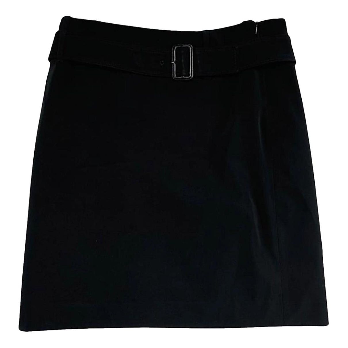 Prada Black Cotton Skirt Size 34" / US 12 / IT 48 - 1 Thumbnail