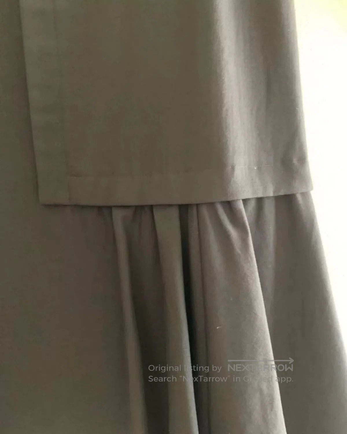 Yohji Yamamoto Yohji Yamamoto Noir Black Midi Skirt. Size 37" - 3 Thumbnail
