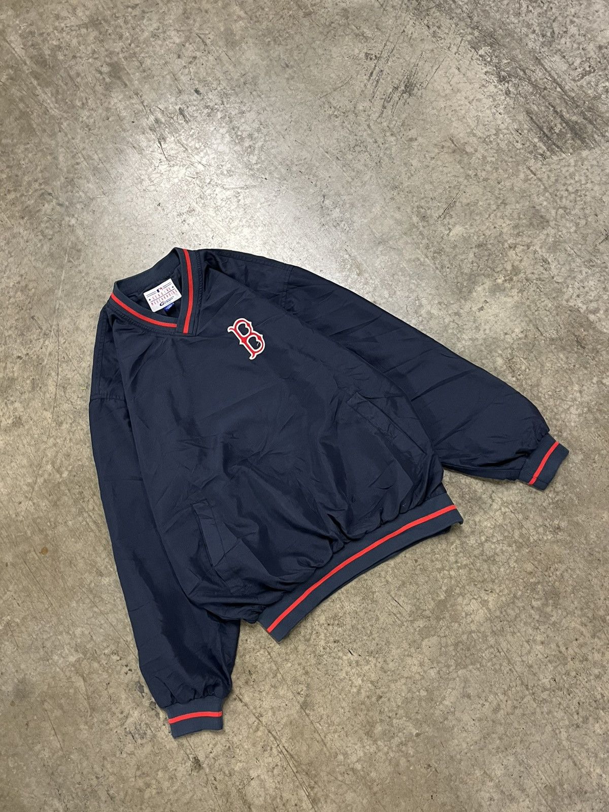 Vintage Vintage Boston Red Sox pull over windbreaker MLB sports Size US S / EU 44-46 / 1 - 3 Thumbnail