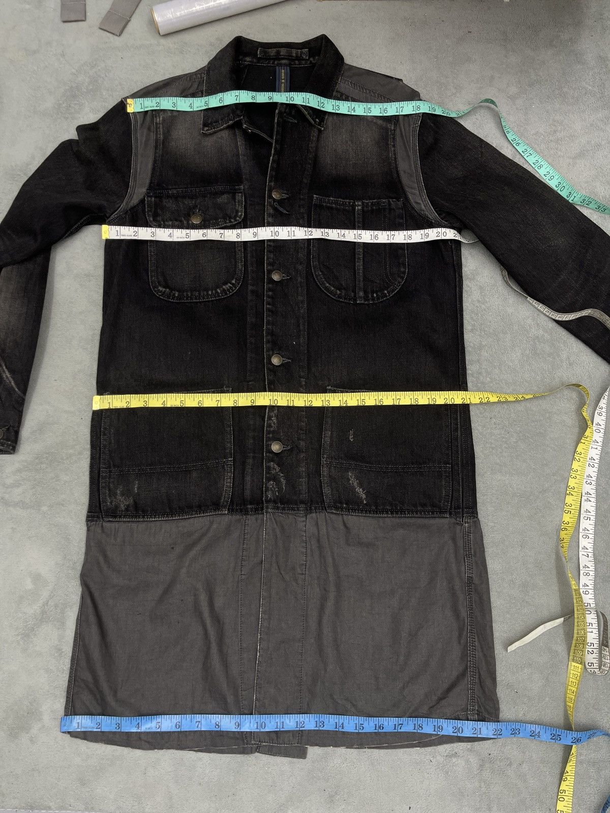 Maison MIHARA YASUHIRO RARE🔥MIHARA YASUHIRO AW15 DENIM OVERJACKET Size US S / EU 44-46 / 1 - 19 Thumbnail