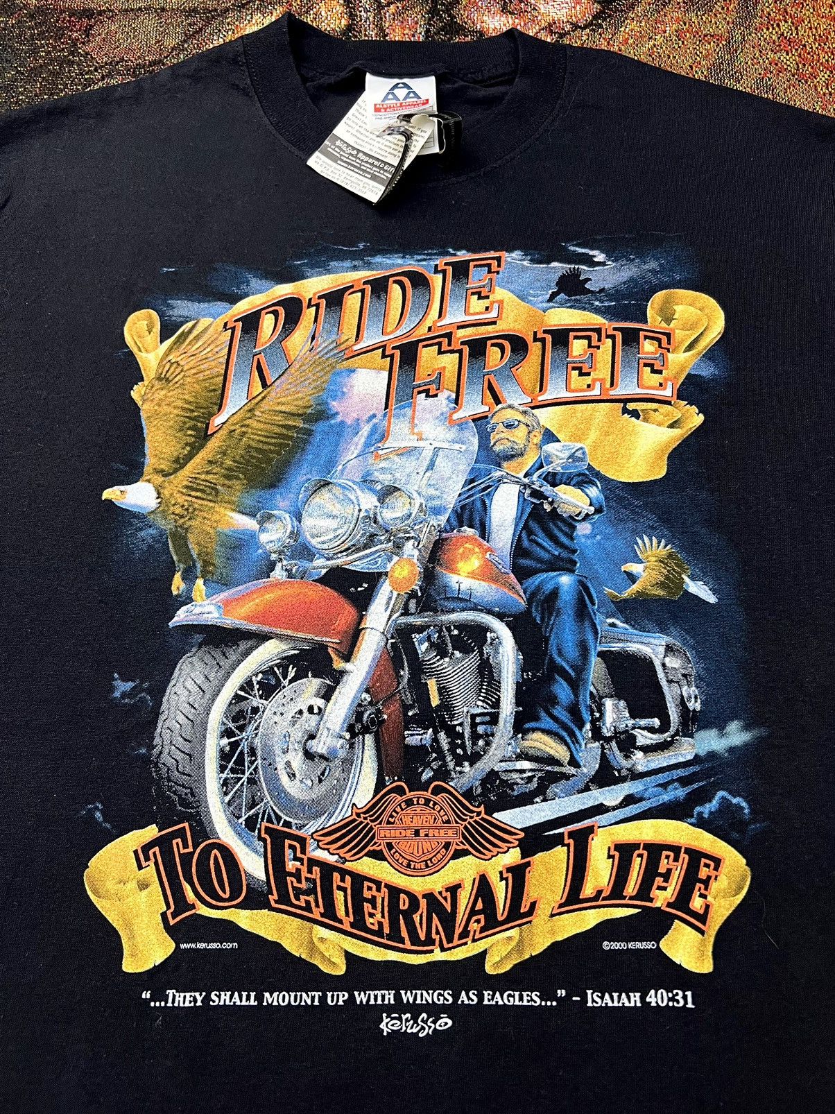 Vintage Harley-style Jesus Tee Size US L / EU 52-54 / 3 - 2 Thumbnail