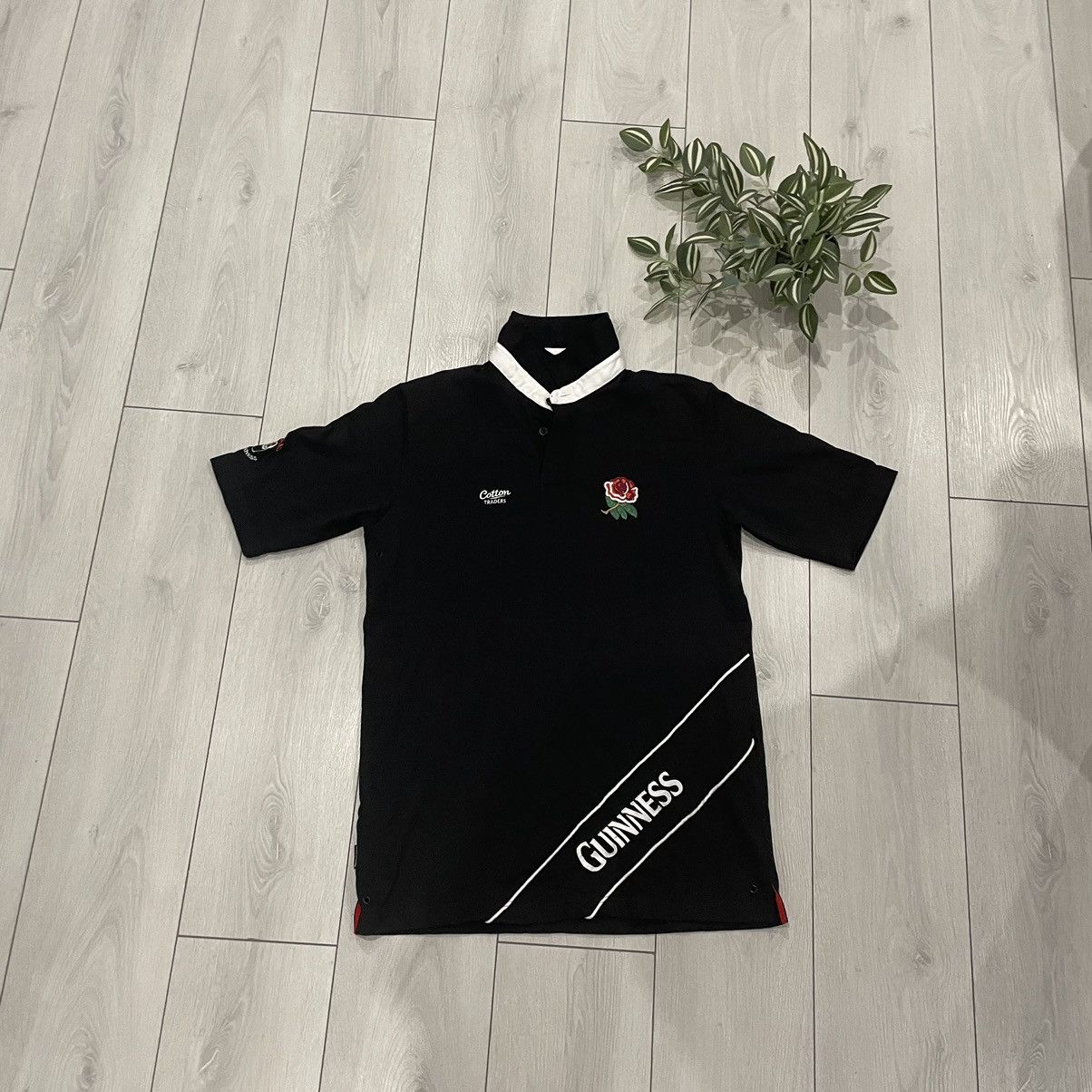 Cotton Traders England rose cotton traders rugby GUINNESS shirt tee jersey Size US L / EU 52-54 / 3 - 1 Thumbnail
