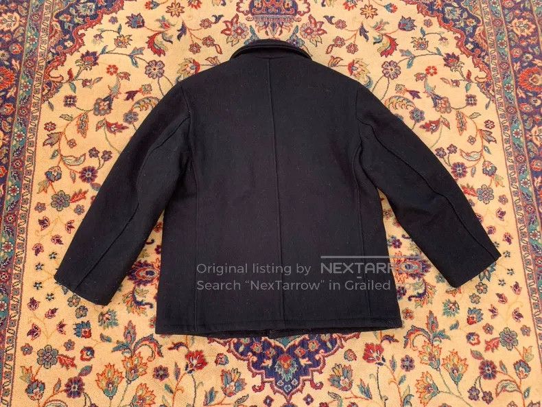 Schott Schott Single-breasted navy coat Size US L / EU 52-54 / 3 - 7 Thumbnail