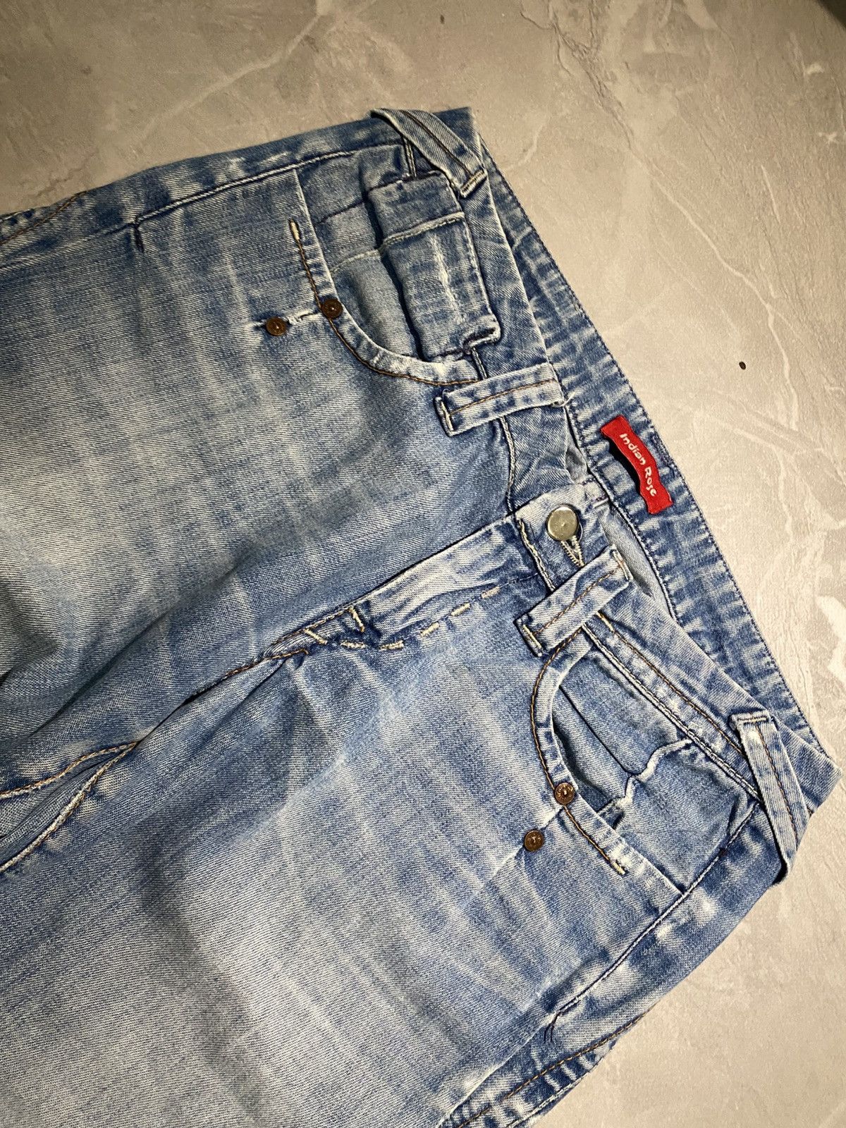 Japanese Brand Washed Archive Flared Jean Distressed Fade Grunge Core Size US 30 / EU 46 - 2 Thumbnail