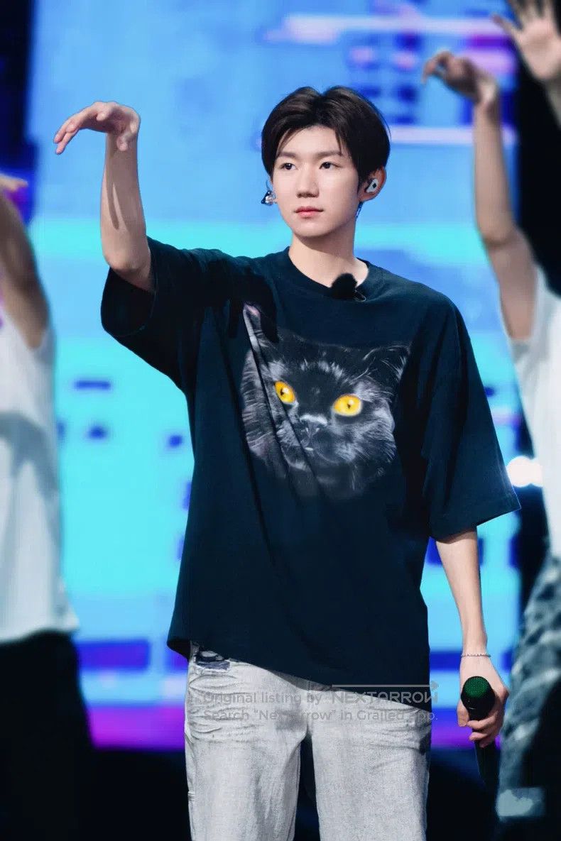 Acne Studios Acne Studios Limited Black Cat Print Short Sleeve T-shirt Size XXS / US 00 / IT 34 - 5 Thumbnail