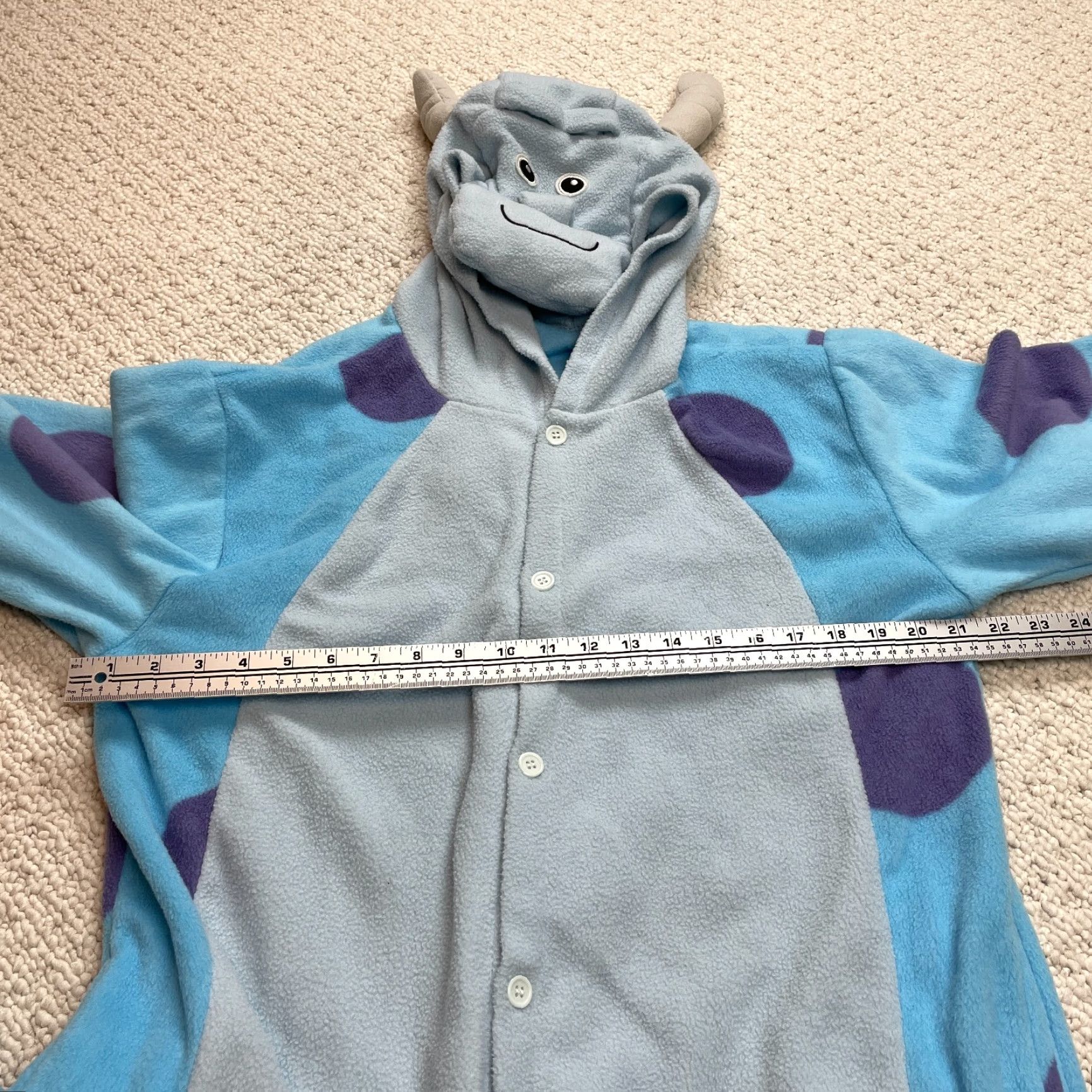 Vintage Sweetxin Plush Character PJ One Piece Hooded Blue Dinosaur Size Large New NWT Size ONE SIZE - 6 Thumbnail