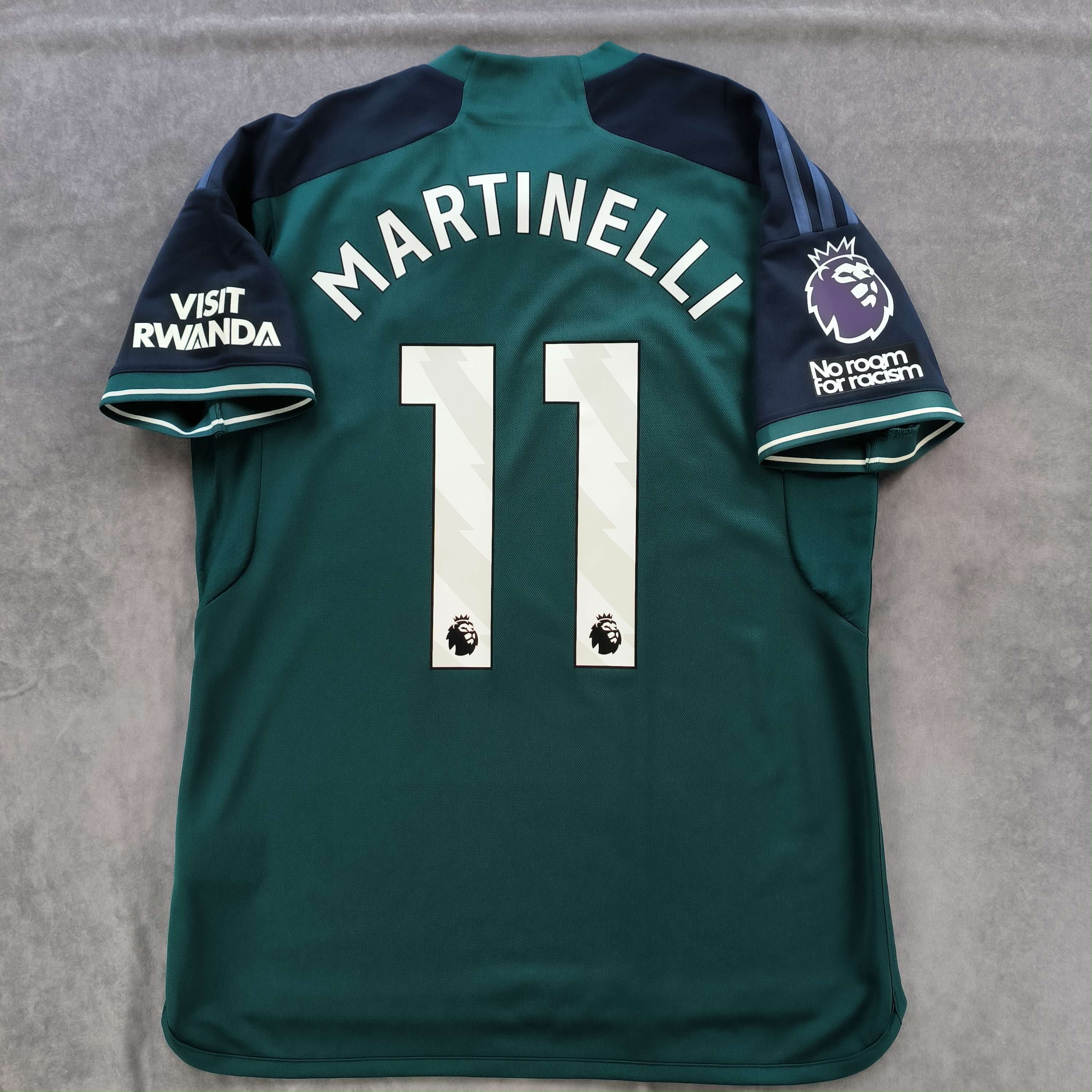 NEW Arsenal 23-24 Adidas third Martinelli football jersey M