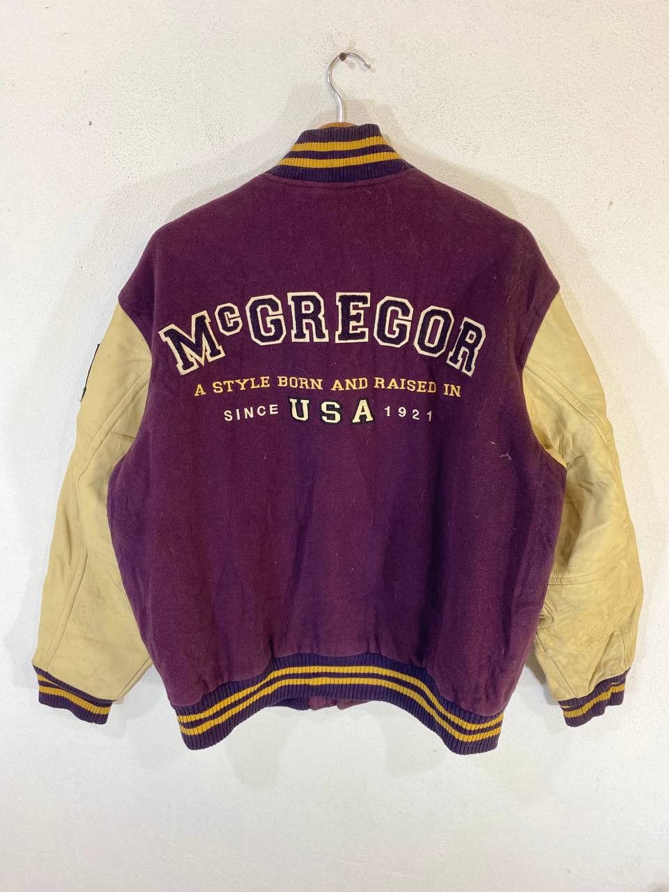 McGregor vintage mc gregor varsity jacket leather sleeves nice design Size US L / EU 52-54 / 3 - 9 Thumbnail