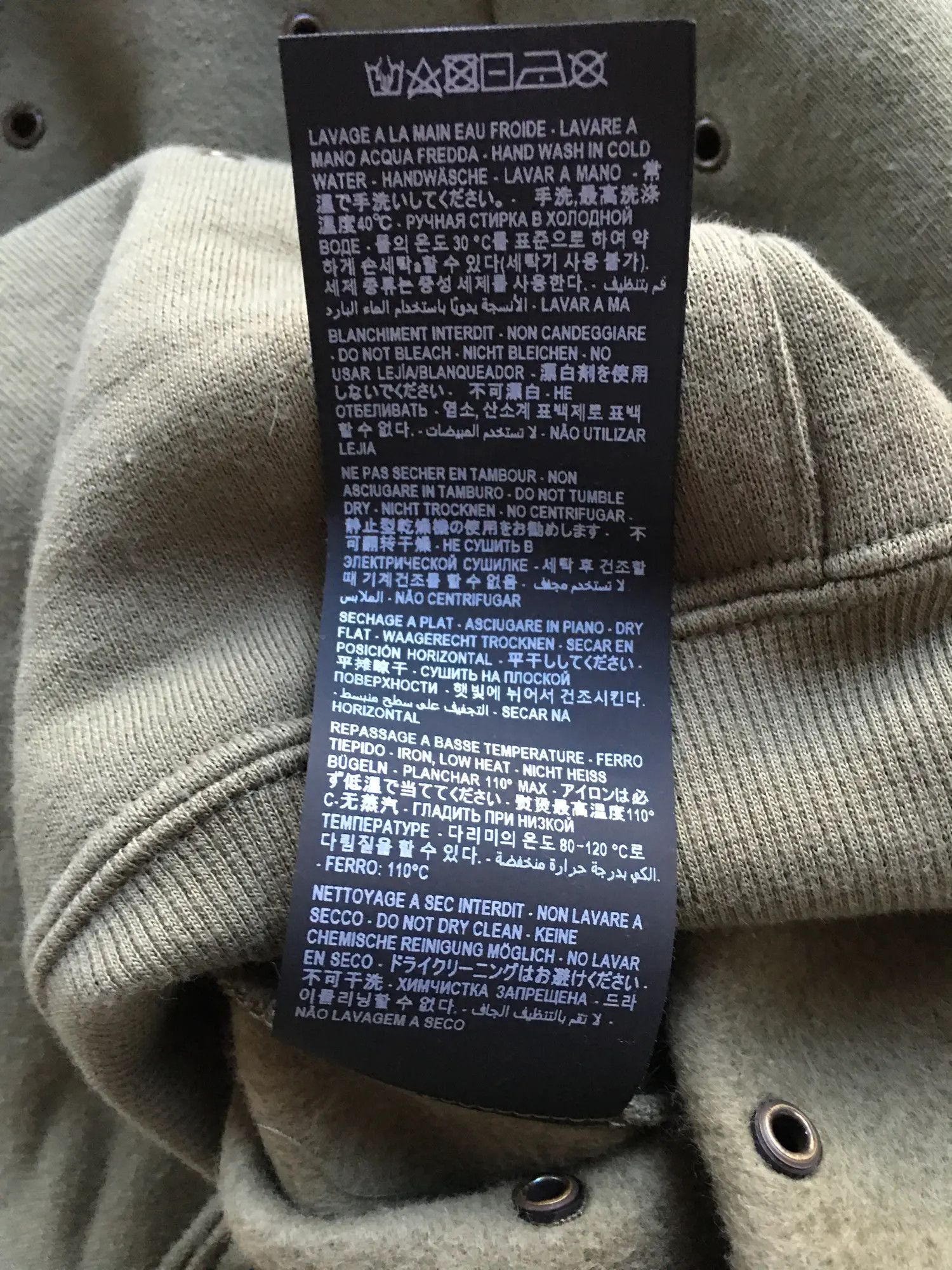Saint Laurent Paris SS'21 Sweatshirt Logo Print Size US M / EU 48-50 / 2 - 8 Thumbnail