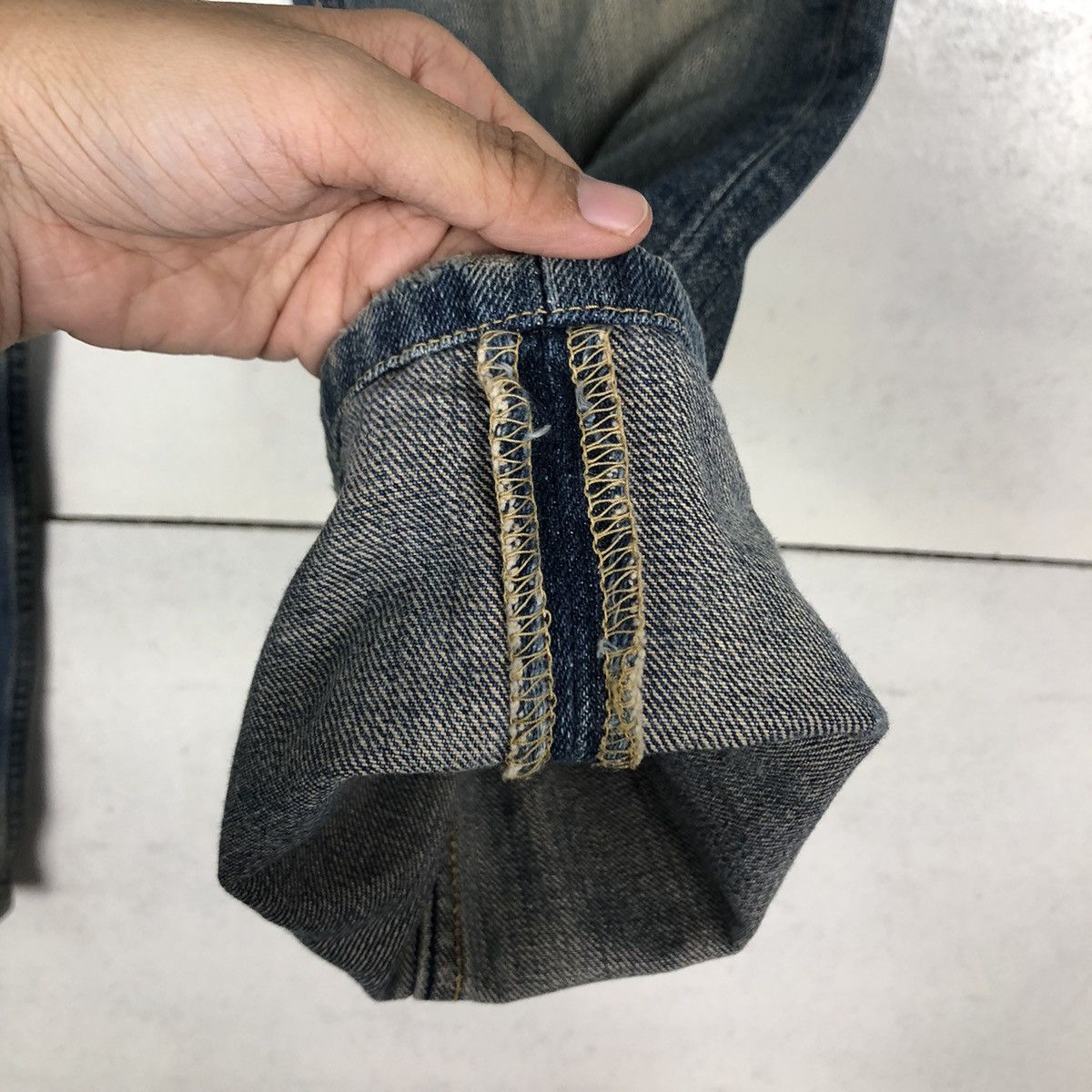 Levi's 🔥Vintage Levi’s Denim Jeans Biker Wear Japan Made Size US 30 / EU 46 - 14 Thumbnail