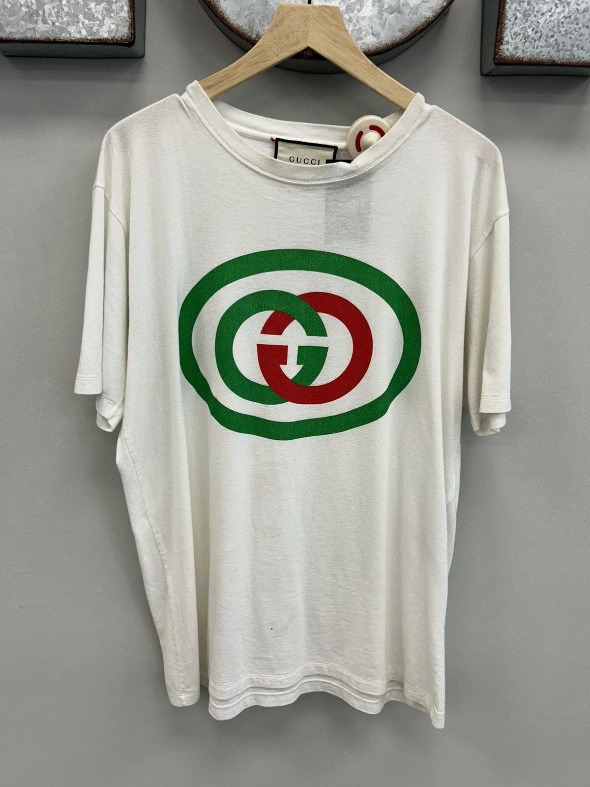 Gucci Gucci GG Interlocking T-Shirt White Size US S / EU 44-46 / 1 - 1 Thumbnail