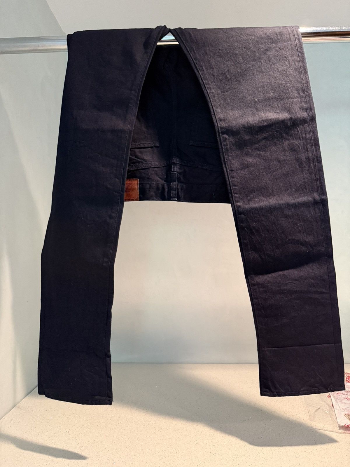 Prps PRPS AMX natural indigo/black jean- high rise tapered Size 31" - 8 Thumbnail