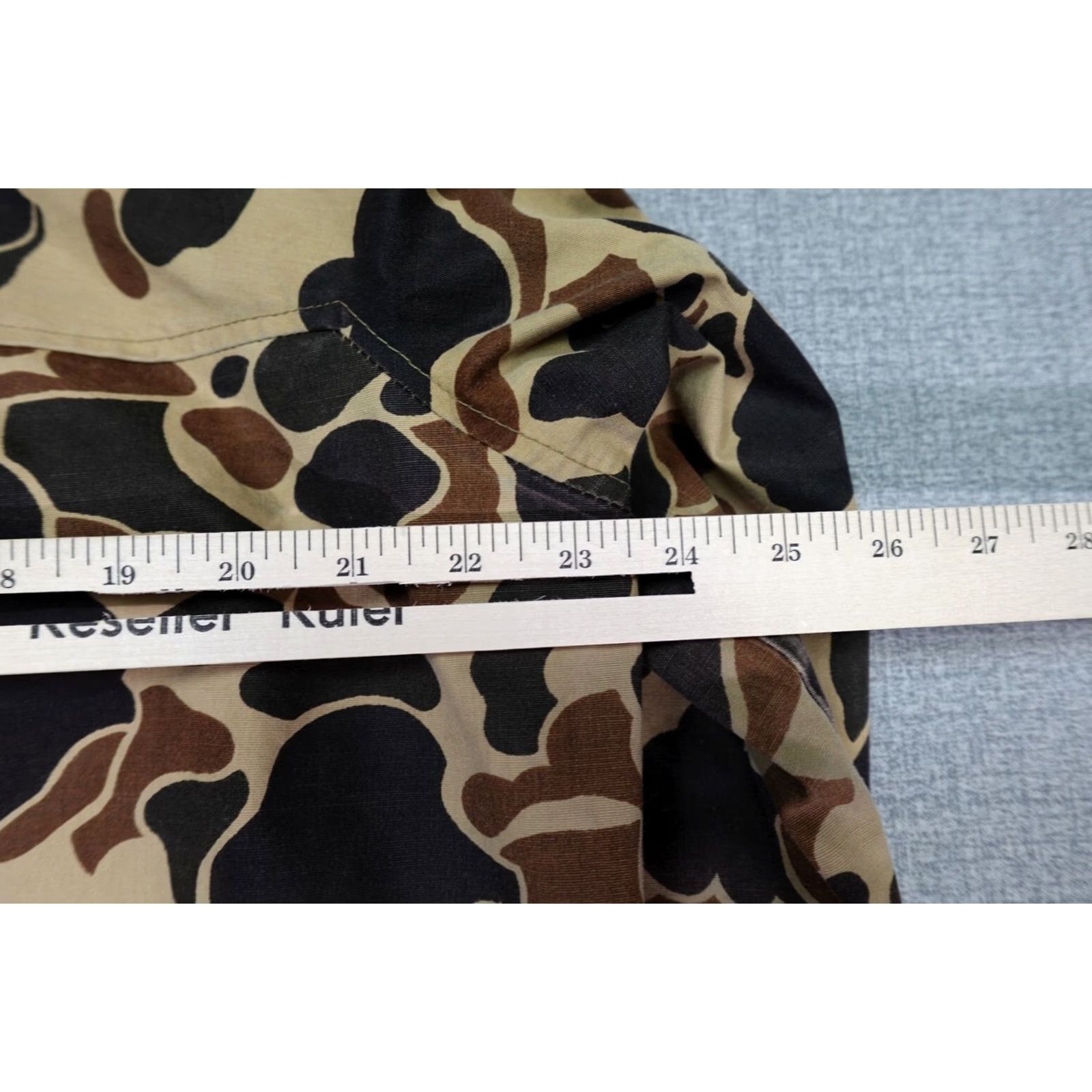 Vintage VINTAGE 10X Jacket Camouflage Brown Mid-Length Full Zip Pockets Outdoor Hunting Men M Black? Size US M / EU 48-50 / 2 - 7 Thumbnail
