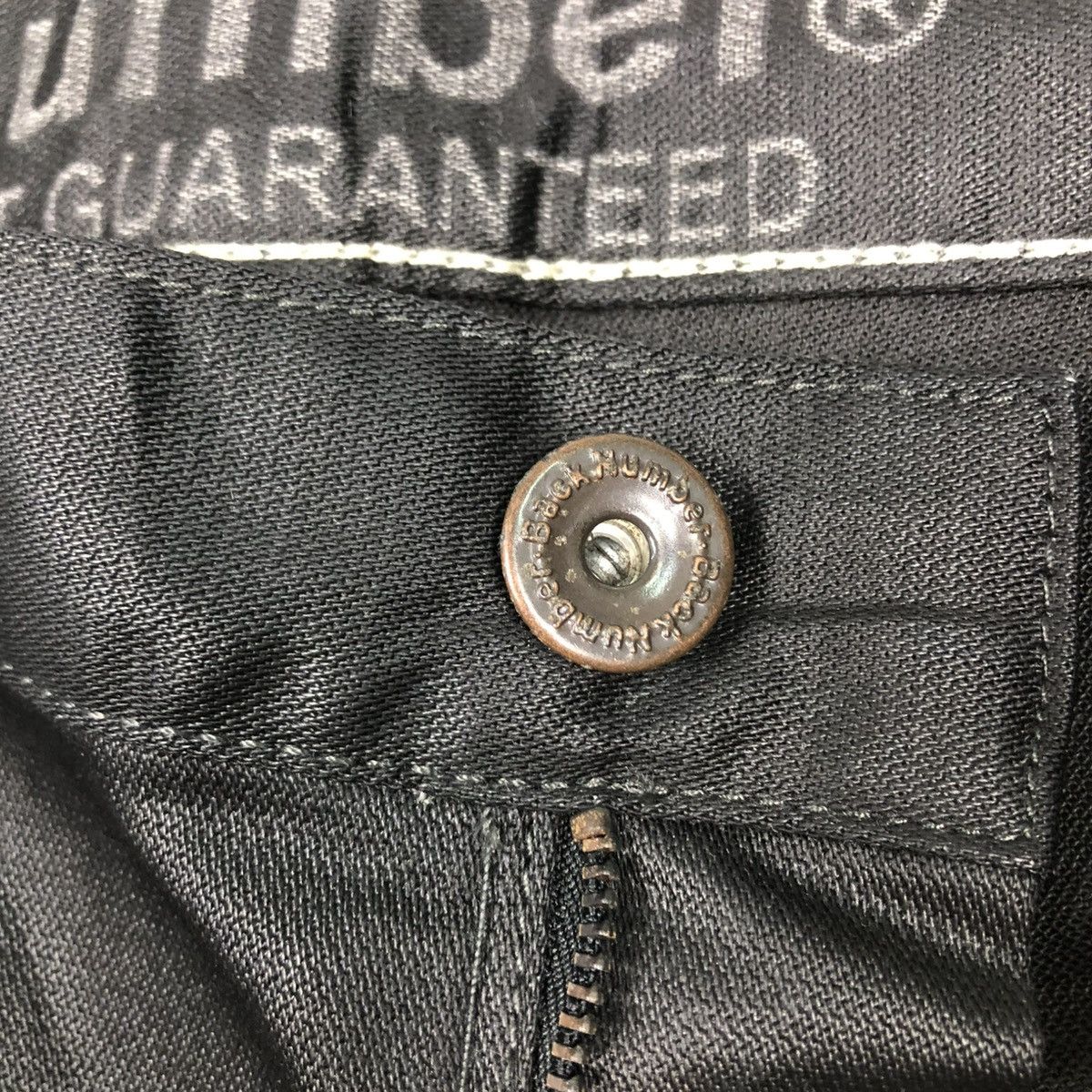 Hysteric Glamour 🔥VINTAGE BIKER PANTS WAXED DESIGN BACK NUMBER Size US 34 / EU 50 - 19 Thumbnail