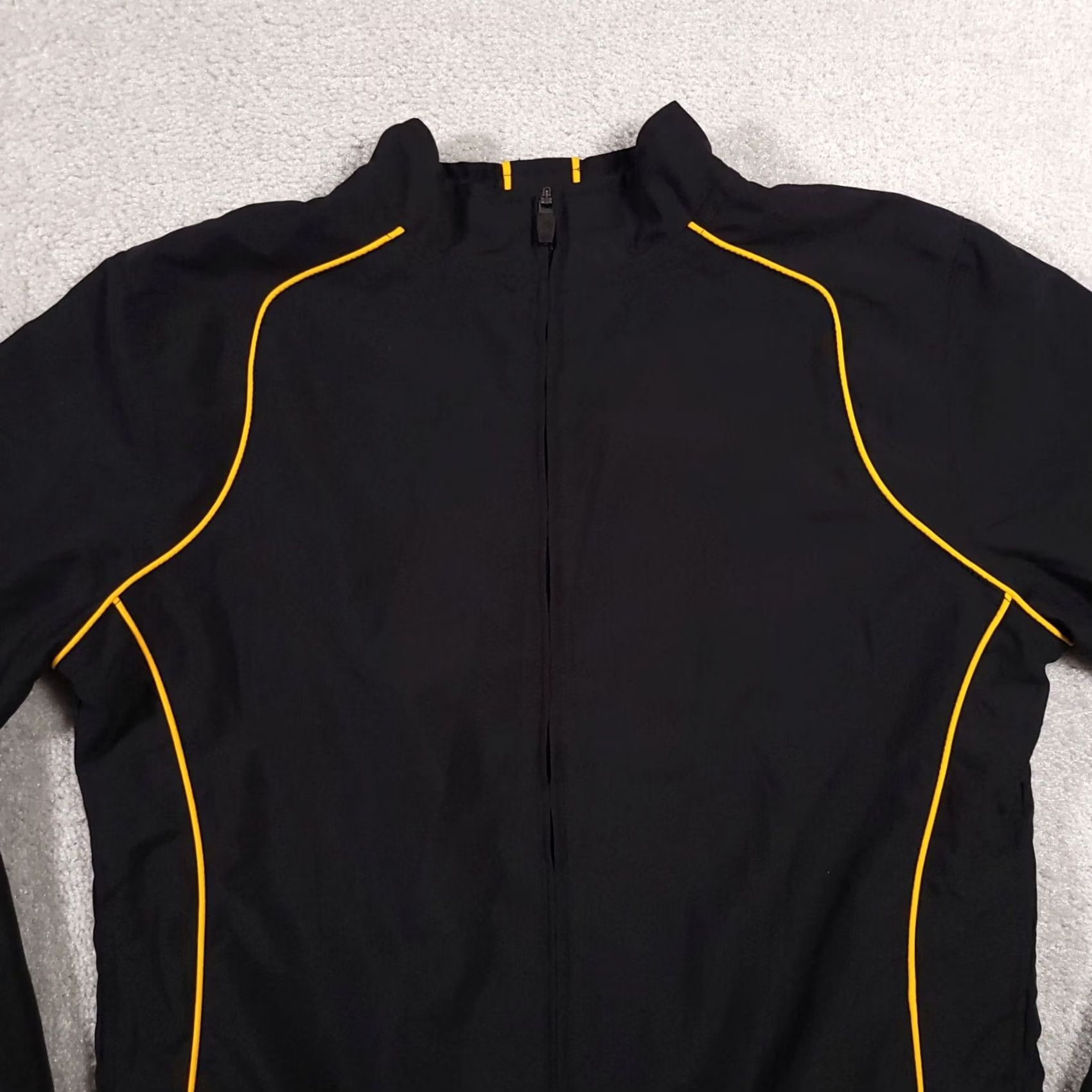 Russell Athletic VINTAGE Russell Athletic Jacket Womens Medium Wind Breaker Full Zip Black Long Sleeve Size M / US 6-8 / IT 42-44 - 3 Thumbnail