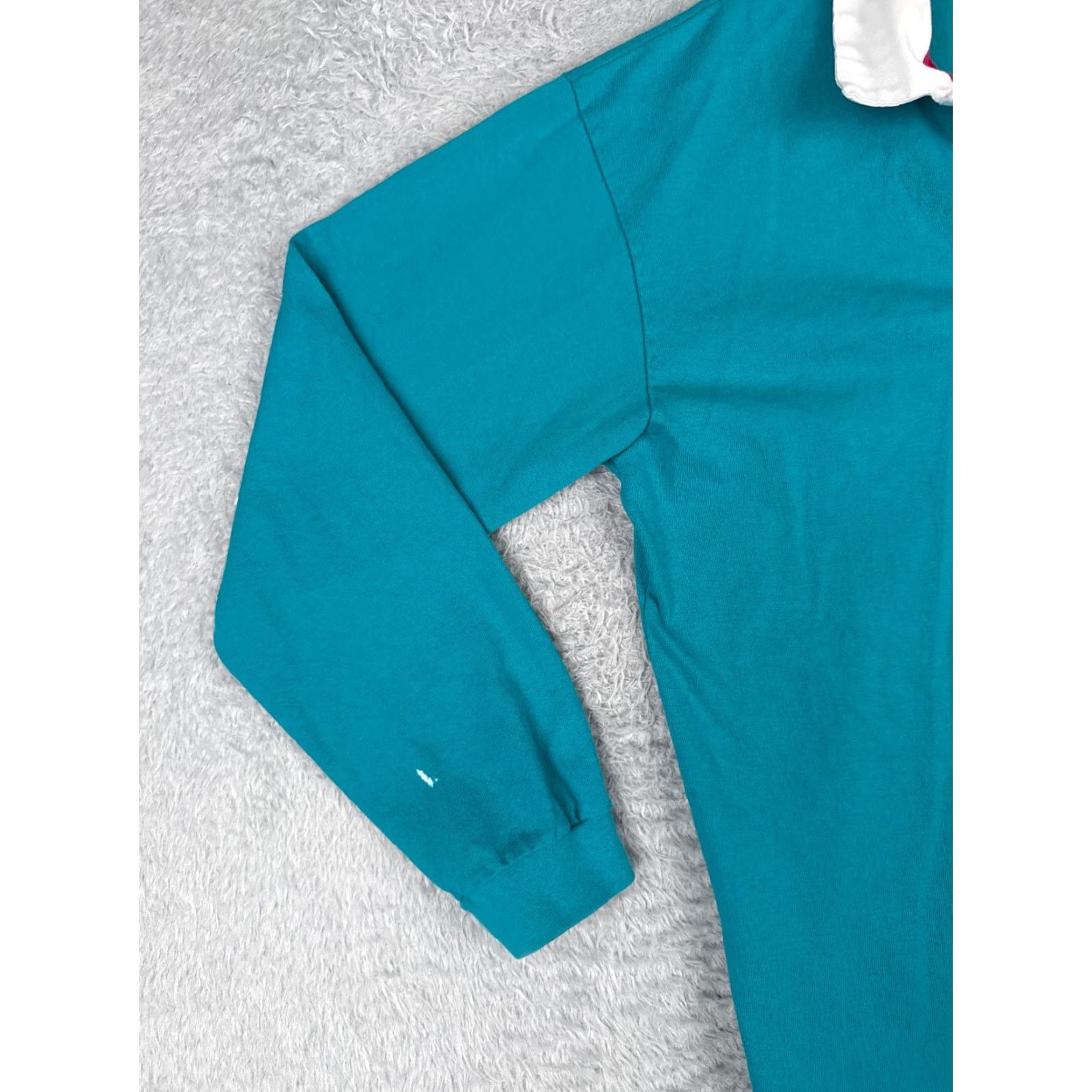 Vintage Hartwell Polo Shirt Men's Large Blue Long Sleeve Cotton Activewear Slim Fit USA Size US L / EU 52-54 / 3 - 3 Thumbnail