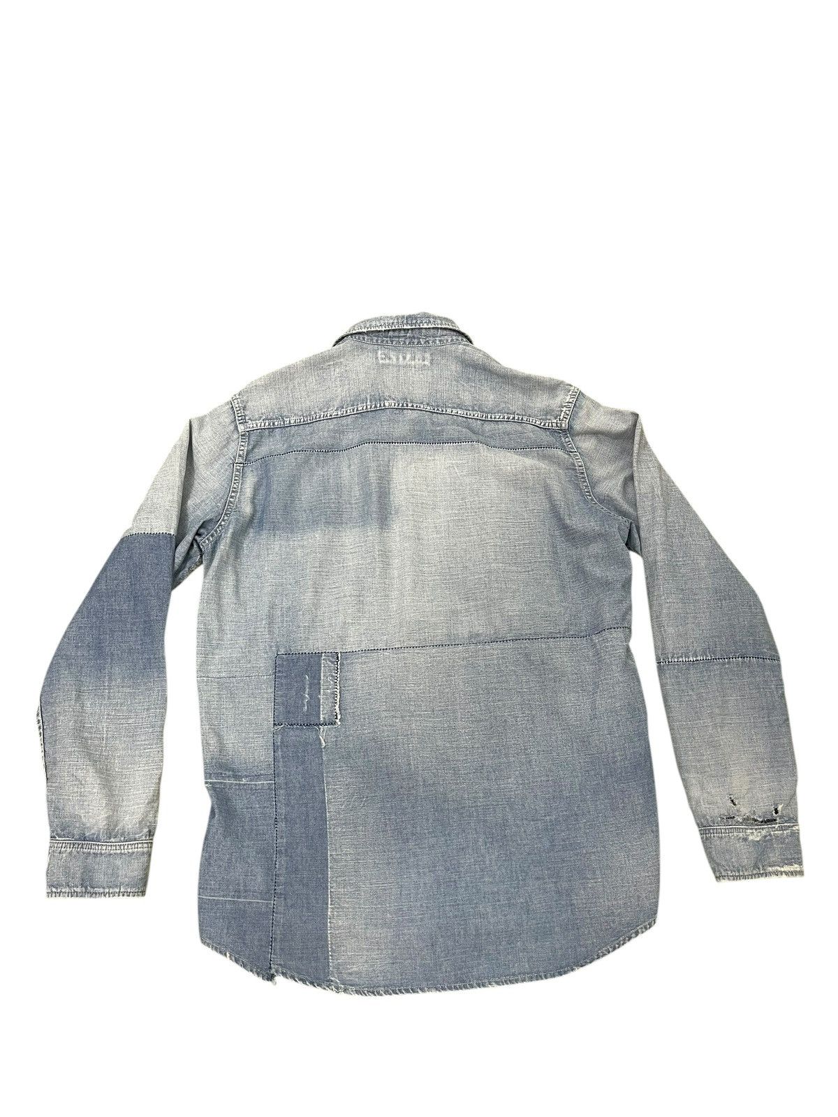 Ron Herman Sashiko Boro Shirt Ron Herman Japan Patchwork 6🟩8 Size US M / EU 48-50 / 2 - 11 Thumbnail