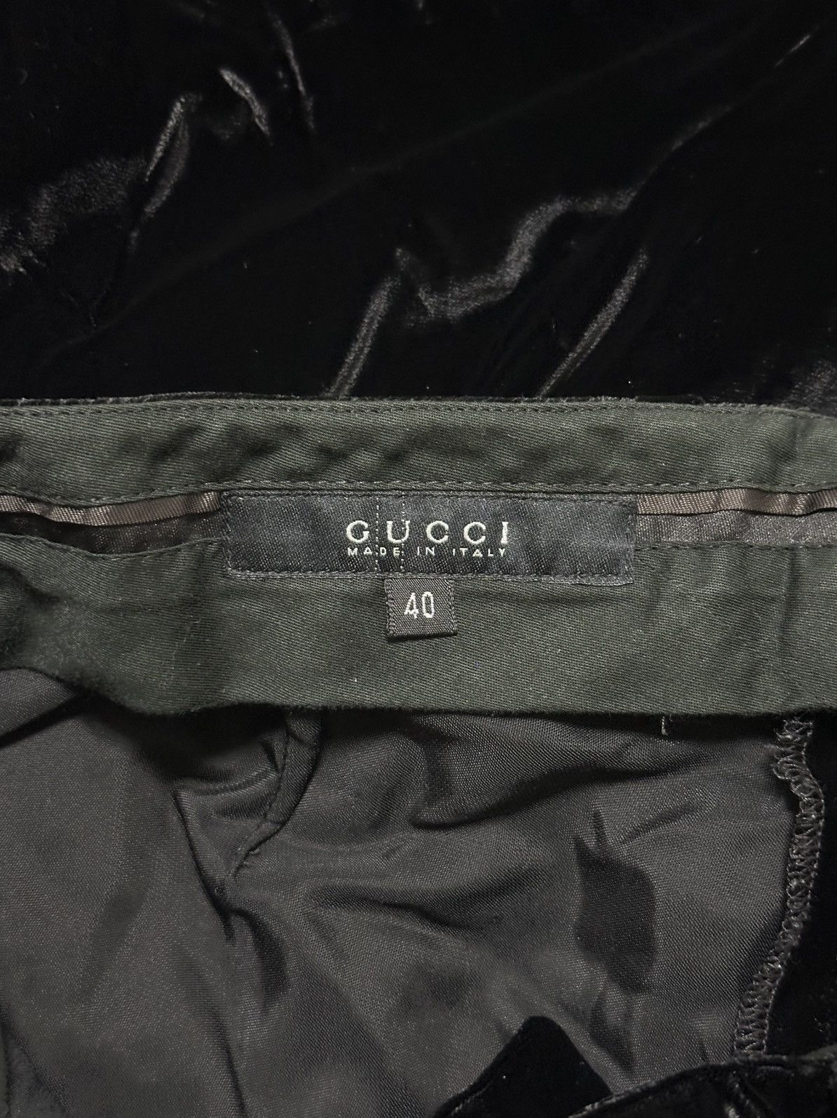 Gucci GUCCI Fall Winter 2004 Velvet Pants with Leather Rope Belt Size 27" / US 4 / IT 40 - 7 Thumbnail