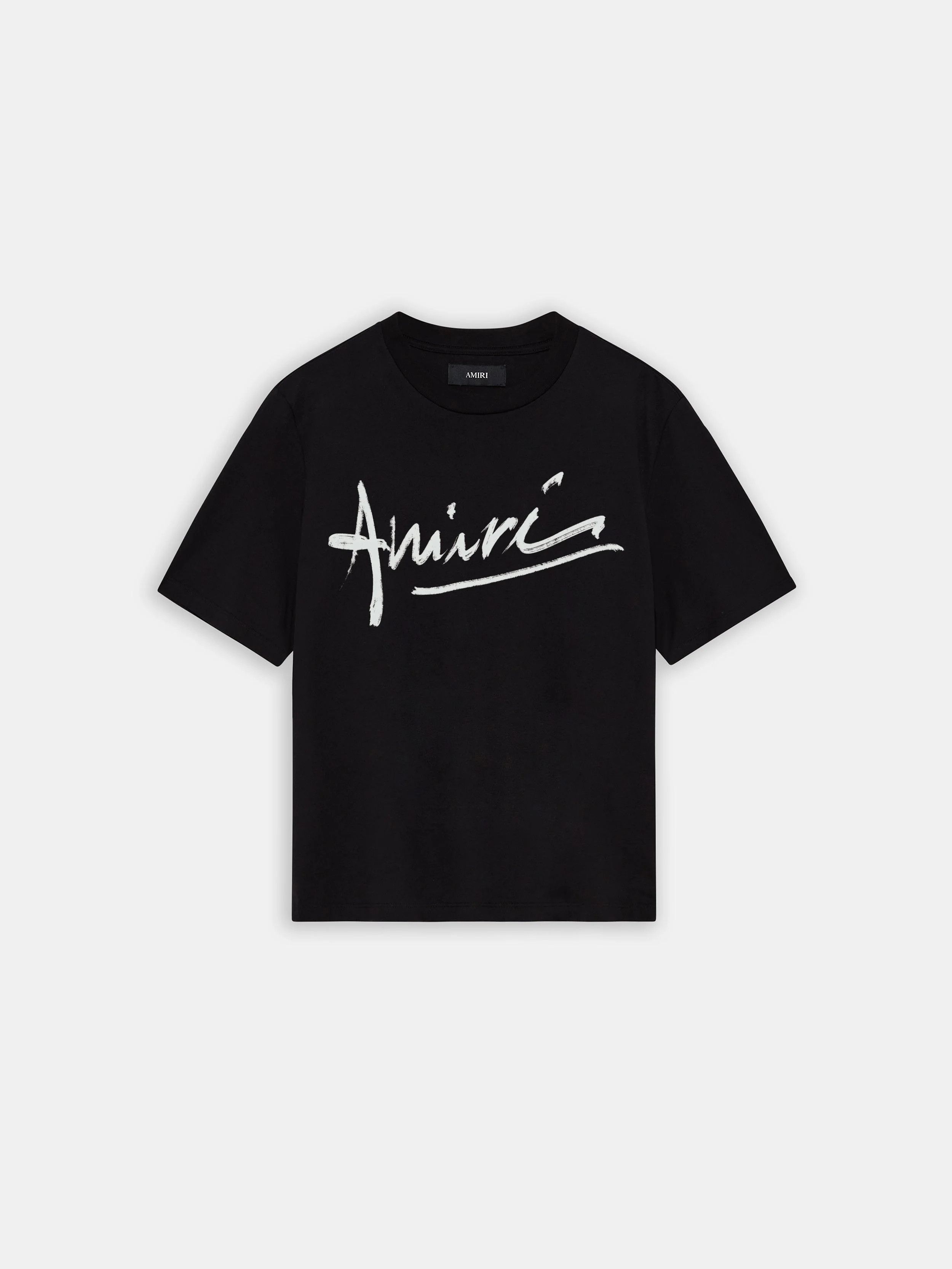 Amiri os11x0326 Script T-Shirt in Black Size US L / EU 52-54 / 3 - 1 Thumbnail