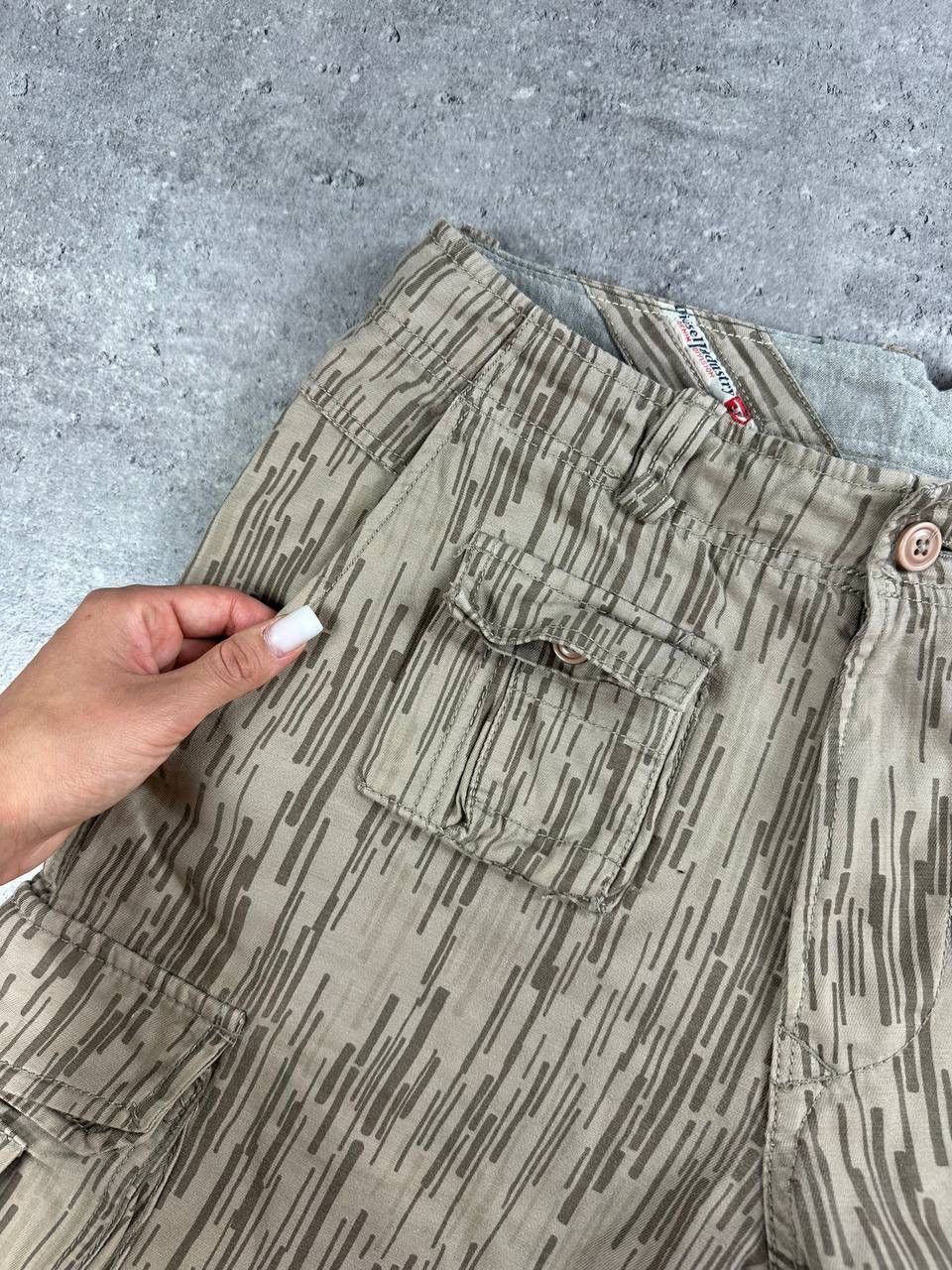 Diesel Vintage Diesel Industry Denim Division Cargo Pants Workwear Size US 30 / EU 46 - 3 Thumbnail