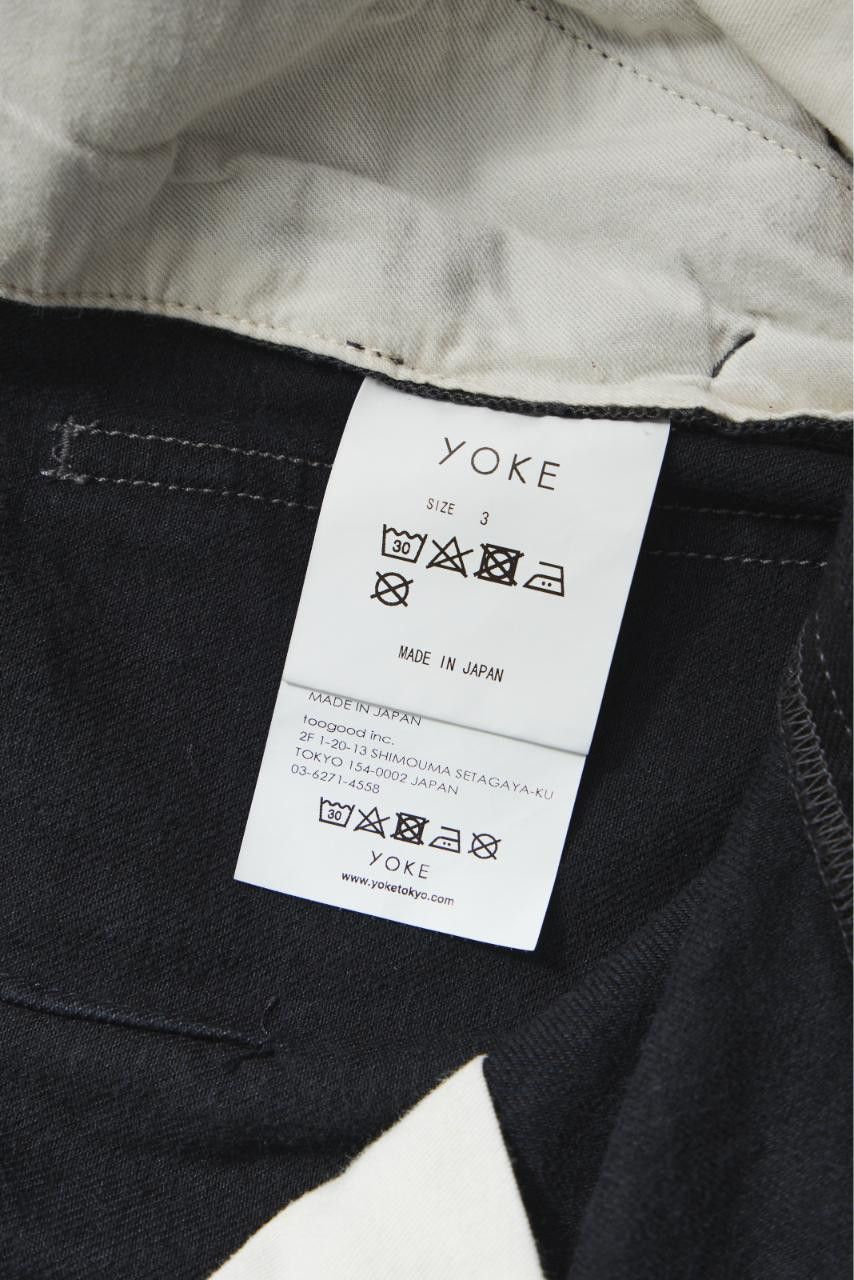 YOKE Yoke 3PLEATED WIDE-LEG TROUSERS Size US 30 / EU 46 - 9 Thumbnail