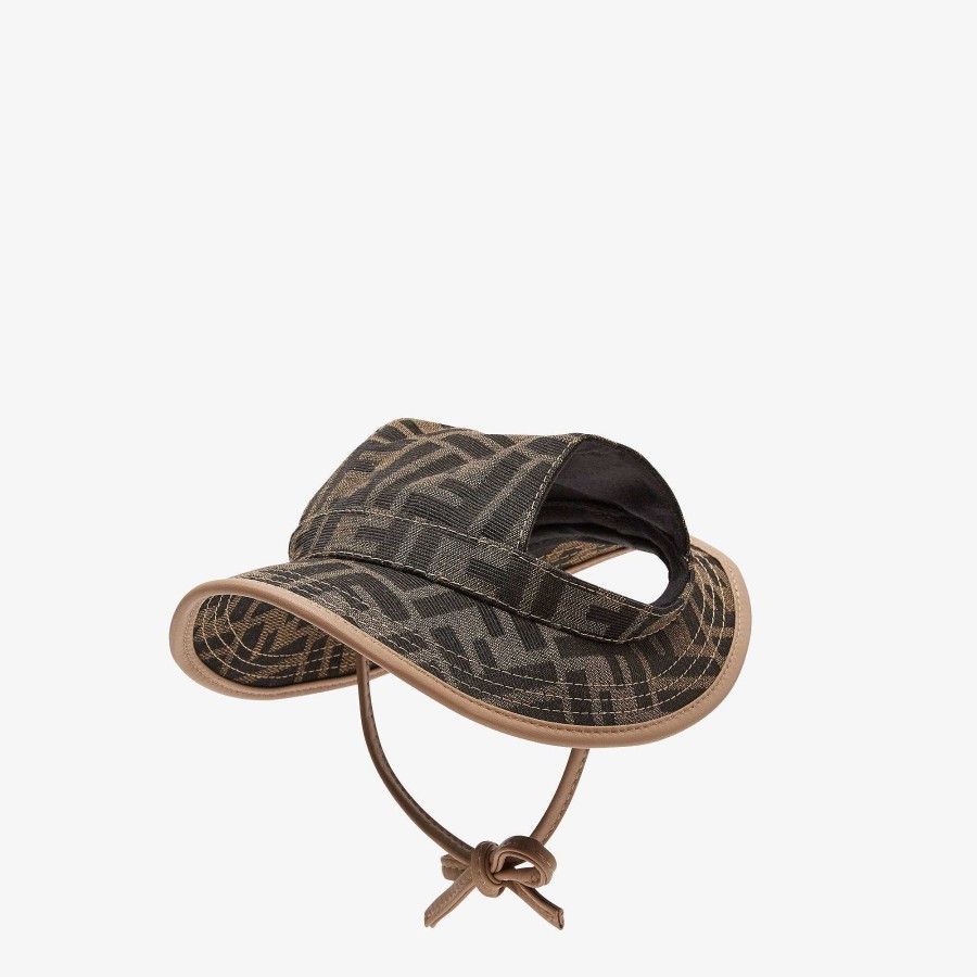 Fendi o1loc1c0824 Size: OS / Dog Hats in Brown Size ONE SIZE - 1 Thumbnail
