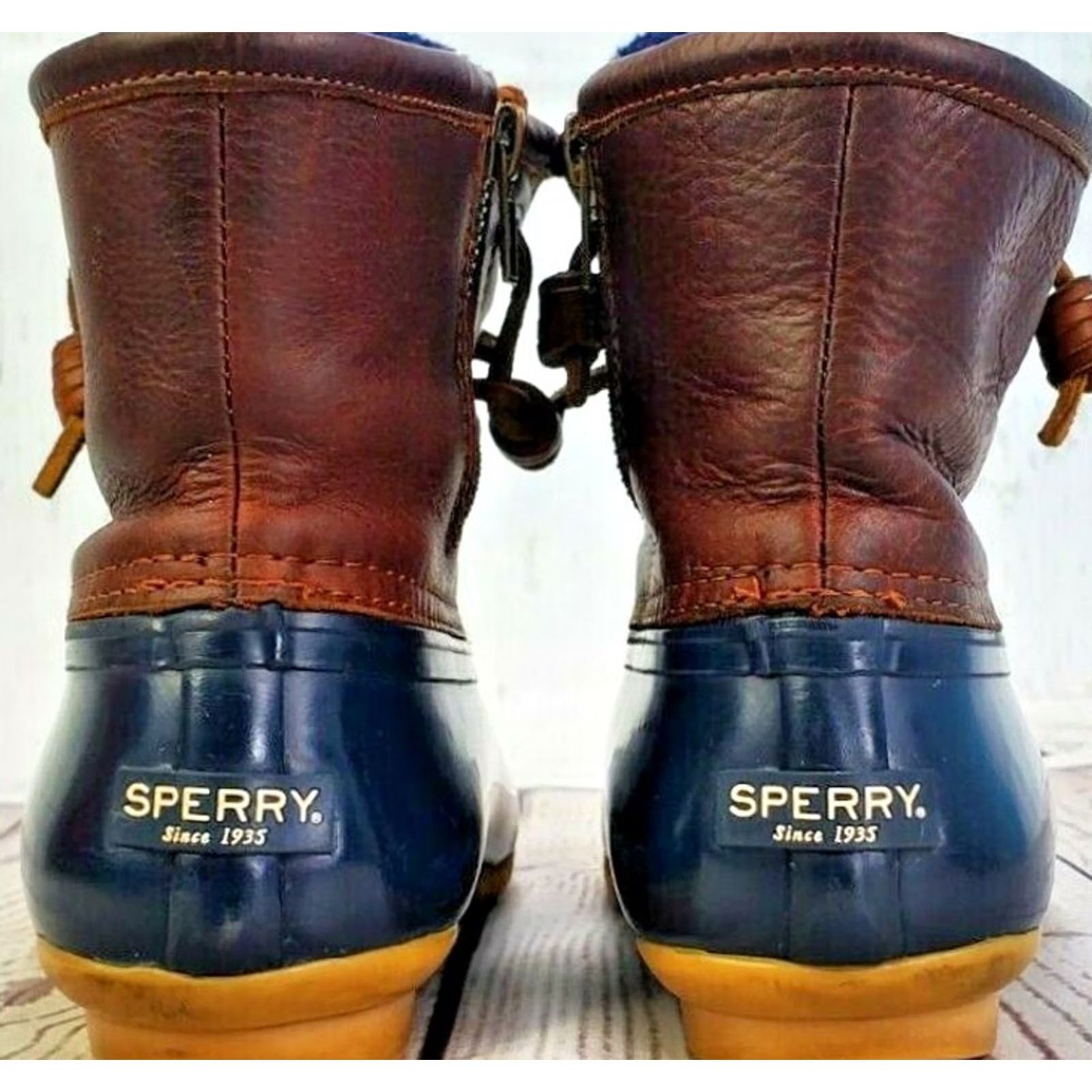 Sperry Sperry Top-Sider Duck Ankle Boots Women 6 Brown Leather Waterproof Lined Boots Mensors Size M / US 6-8 / IT 42-44 - 5 Thumbnail