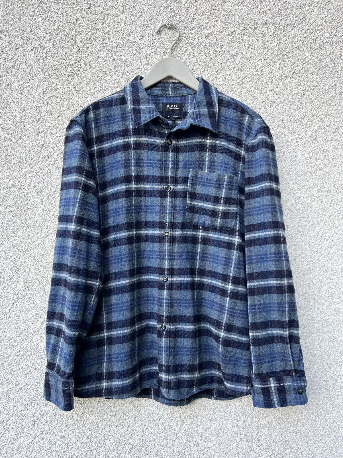 A.P.C. Heavyweight shops Flannel Overshirt