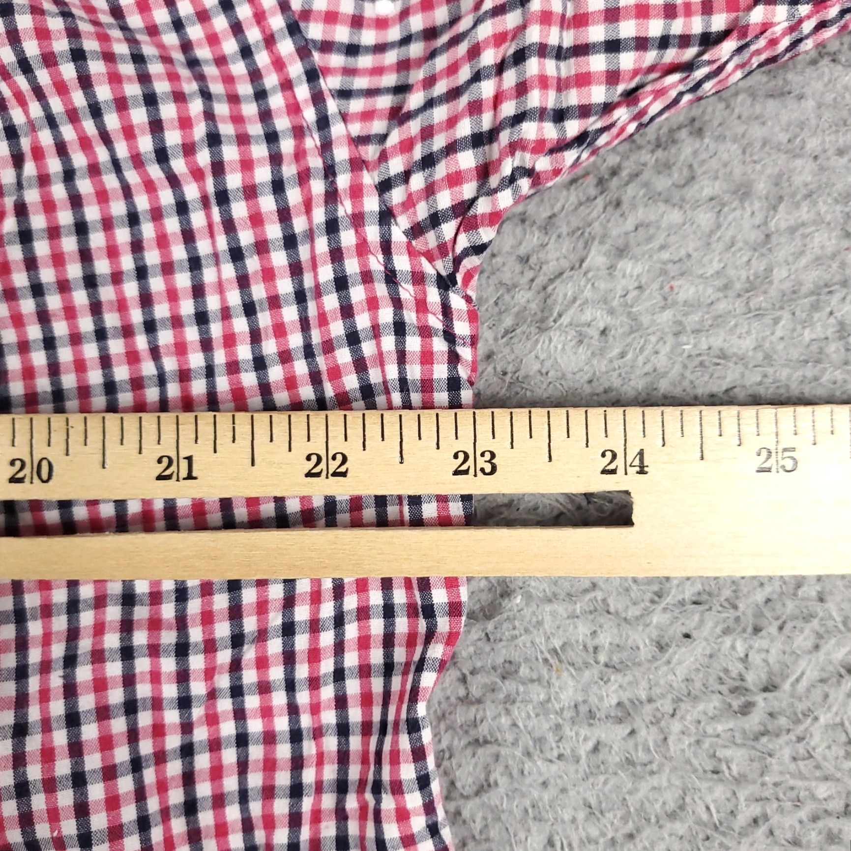Ralph Lauren Ralph Lauren Shirt Mens Small Blue Check Button-Up Short Sleeve, Cotton, Regular Fit, Collared, Logo, Vintage? No Size US S / EU 44-46 / 1 - 6 Thumbnail