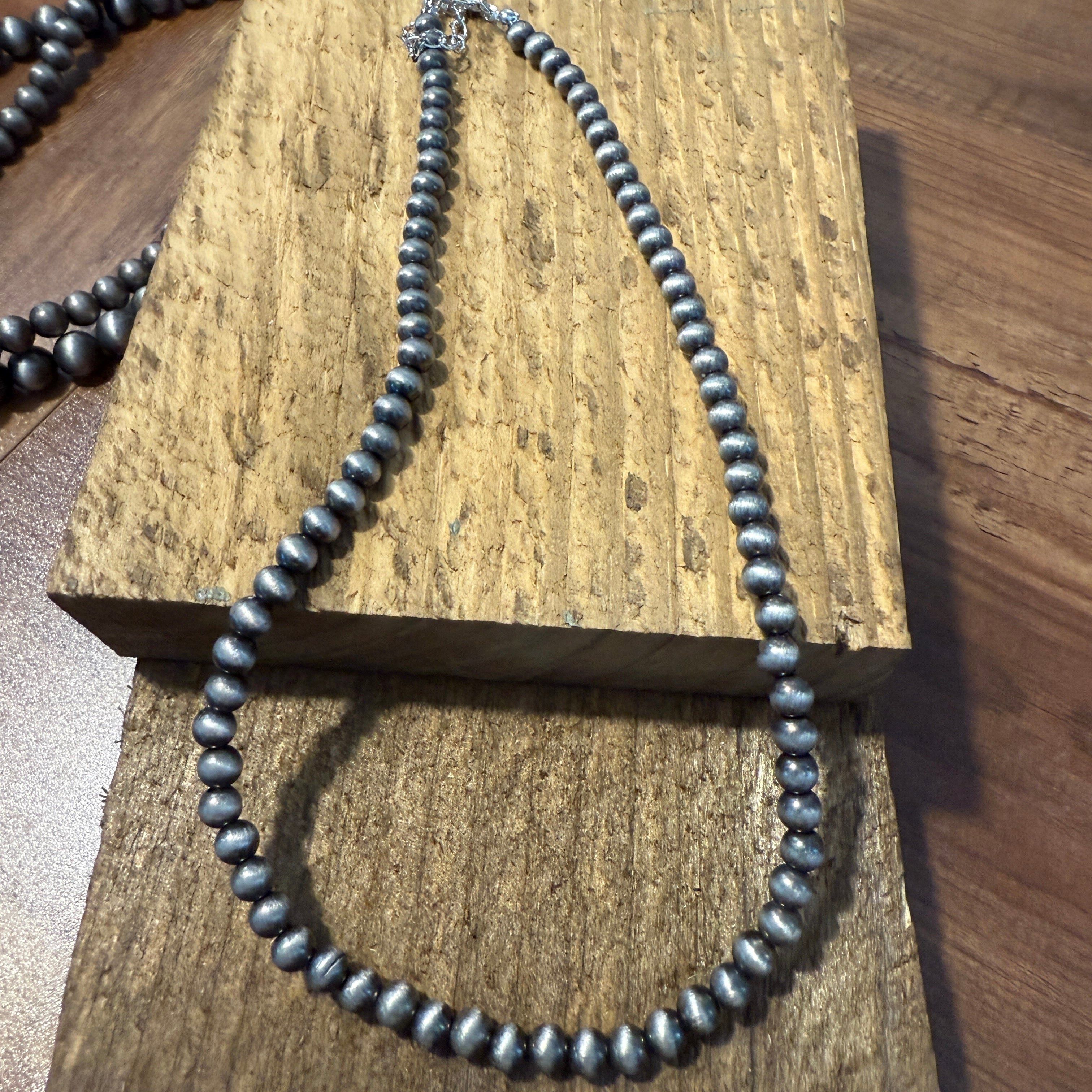 Other Four Strand Faux Pearl Necklace With Extender Layered Beads Size ONE SIZE - 8 Thumbnail