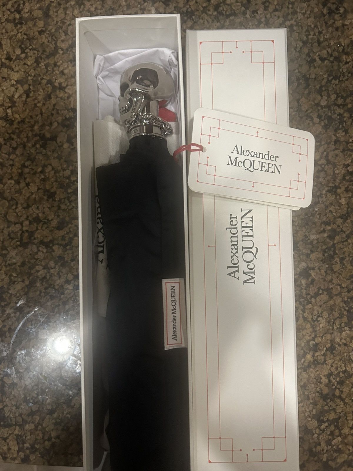 Alexander McQueen Alexander mcqueen silver skull umbrella Size ONE SIZE - 2 Thumbnail