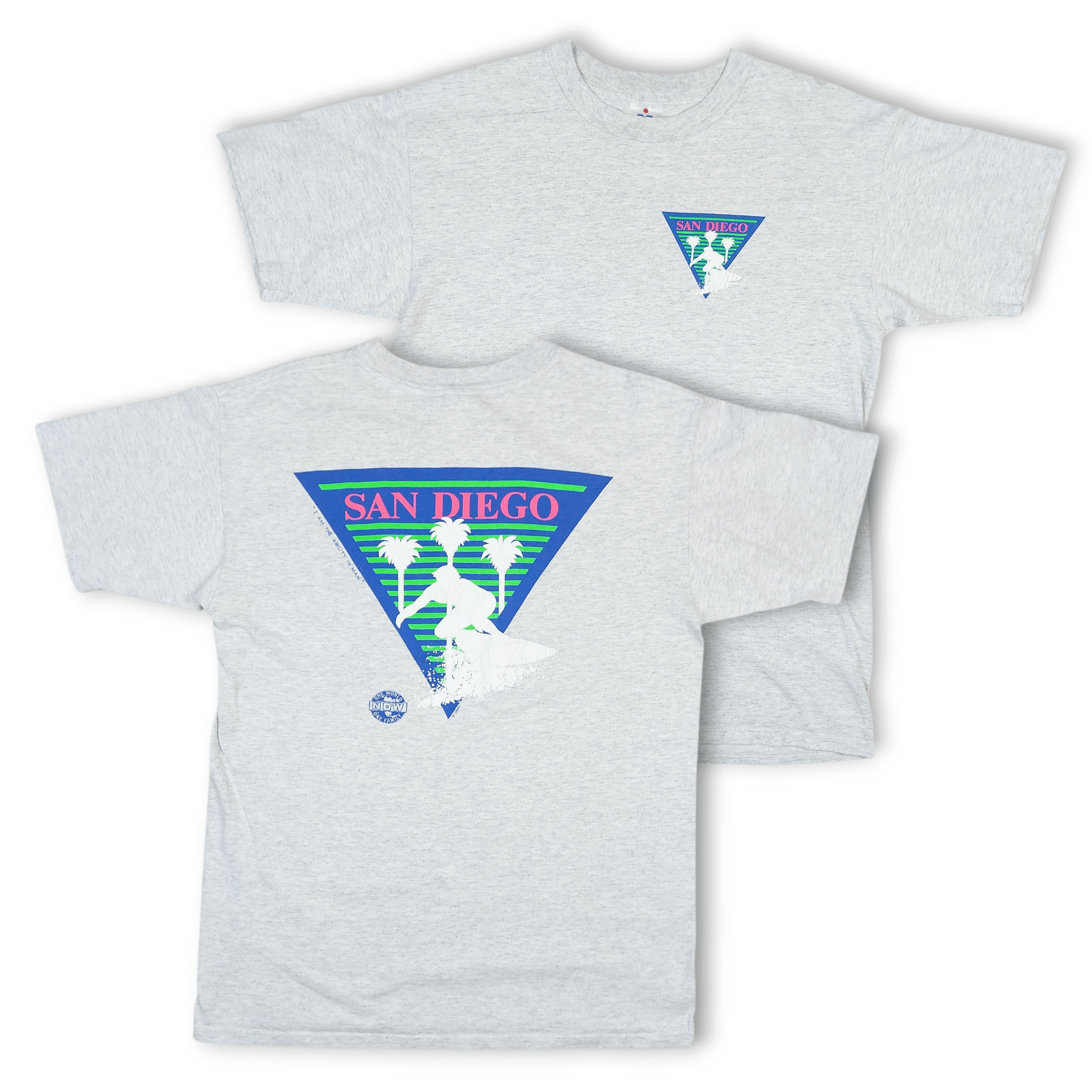 Other Vintage 80s San Diego Surf ONE WORLD NOW ONE FAMILY TEE Size US L / EU 52-54 / 3 - 1 Thumbnail
