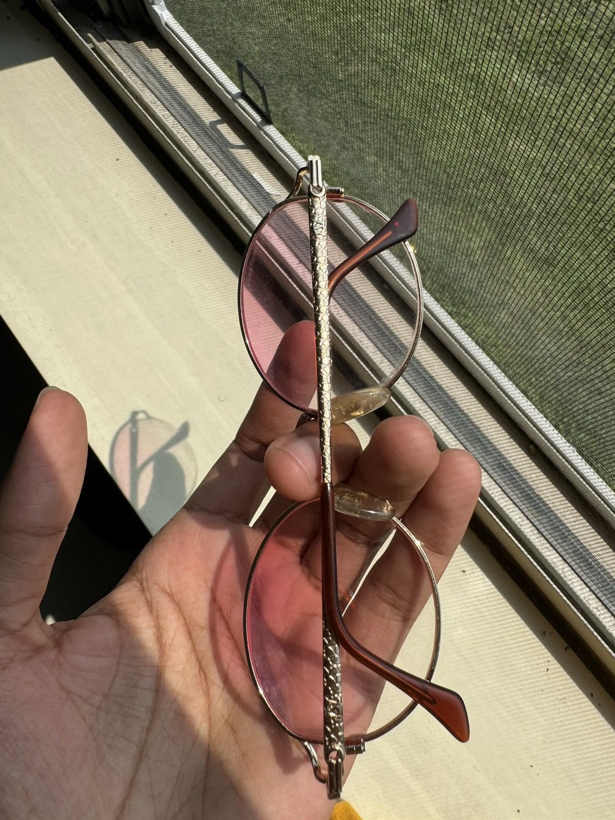 Yves Saint Laurent Vintage Yves Saint Laurent Pink Frames Size ONE SIZE - 5 Thumbnail